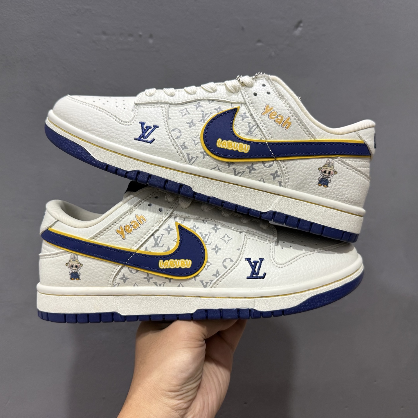 Nike SB Dunk Low 三方联名 白蓝金 高端定制 低帮休闲板鞋 SC0601-457