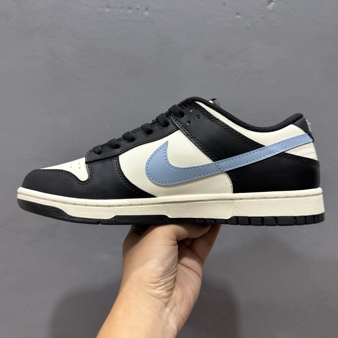 Nike Dunk Low 蓝尾巴 黑白蓝 黑白为经 DD1391-100