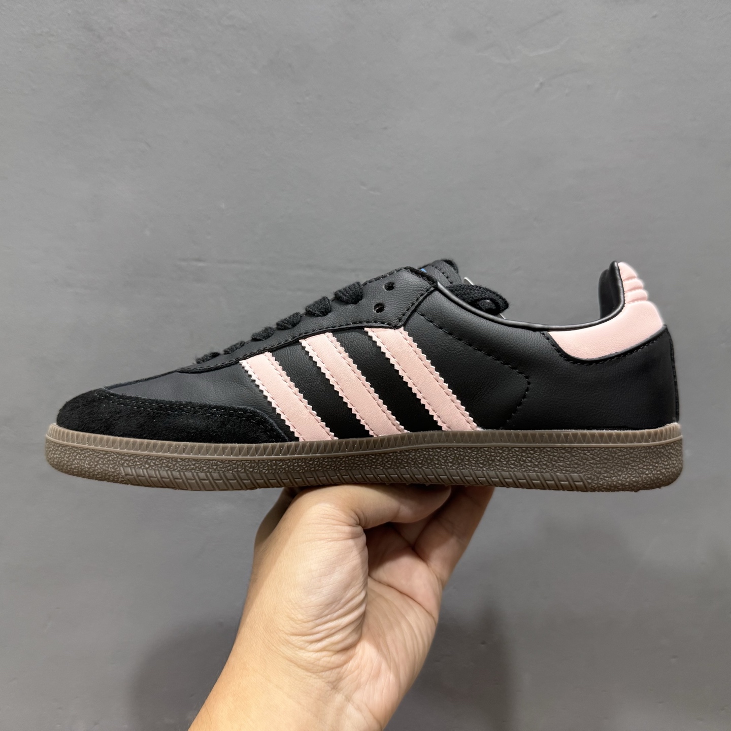 adidas originals SAMBA OG 气泡水母 可可小猫 黑粉 B75807