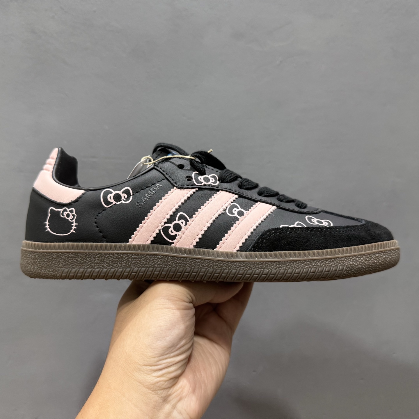 adidas originals SAMBA OG 气泡水母 可可小猫 黑粉 B75807