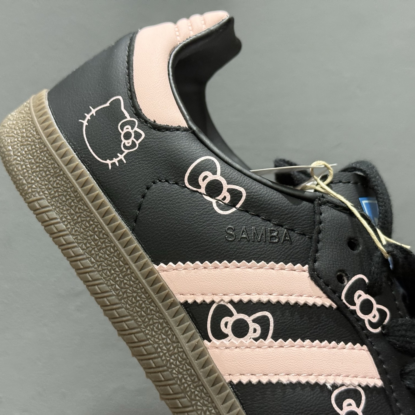adidas originals SAMBA OG 气泡水母 可可小猫 黑粉 B75807