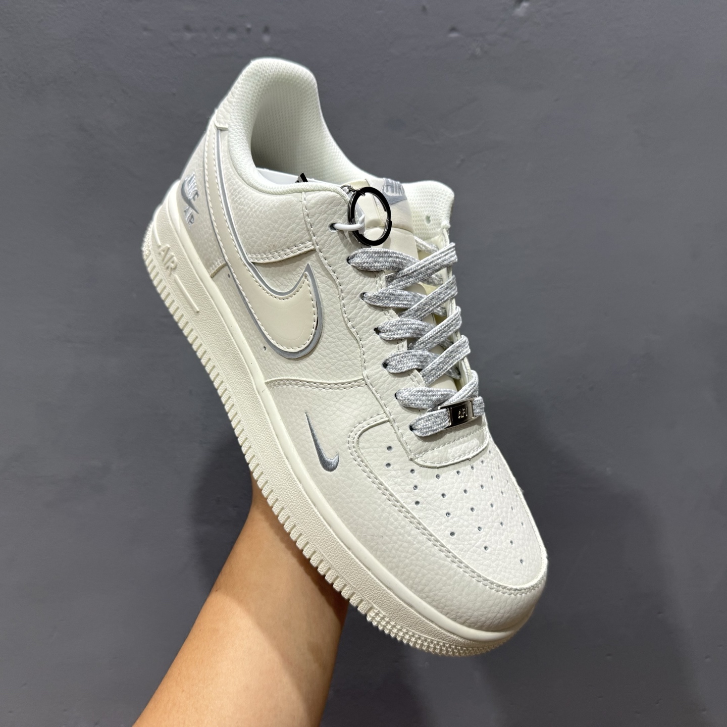 Nike Air Force 1'07 Low 耐克联名 米灰边 空军一号低帮休闲板鞋 CS5288-033