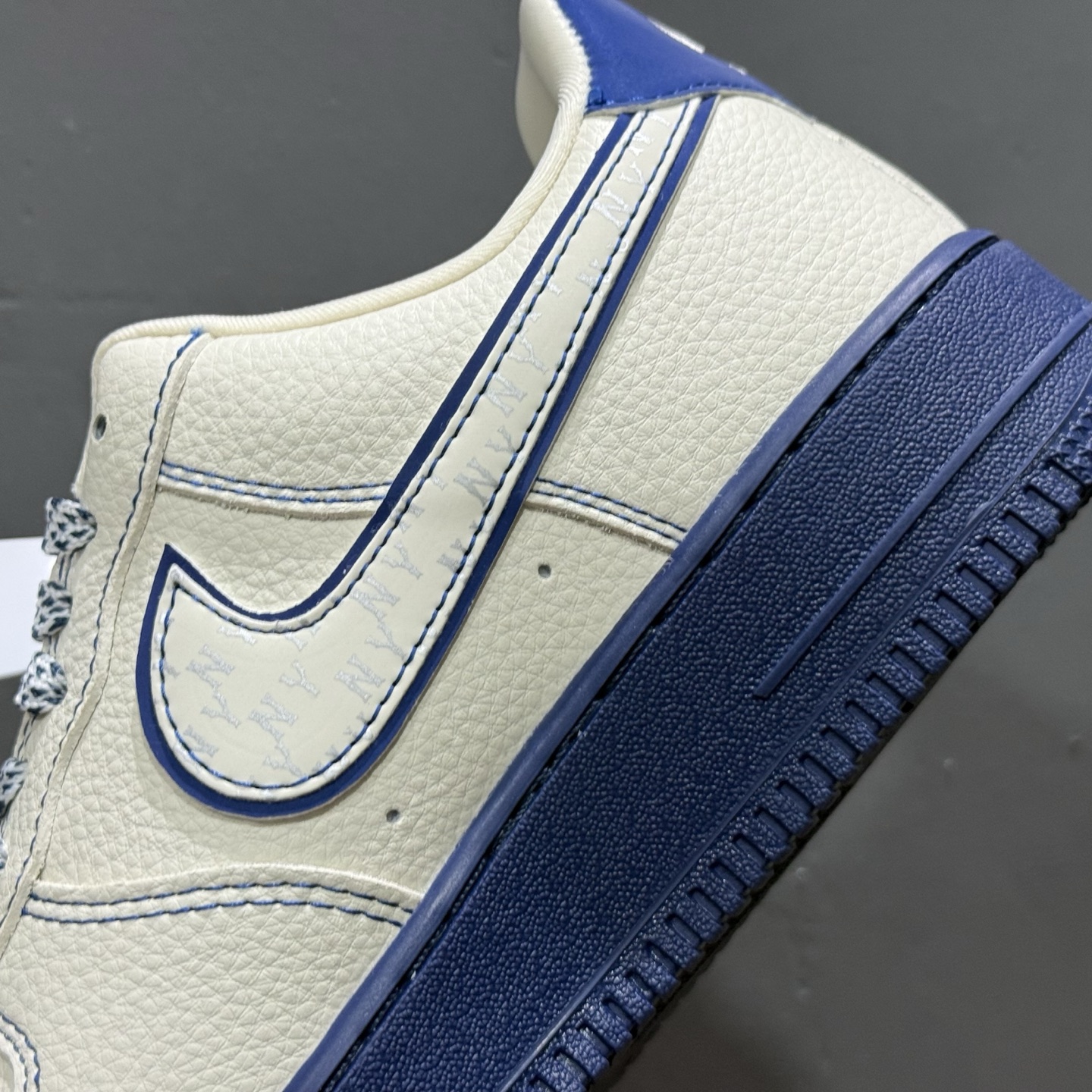 MLB x Nike Air Force 1 米蓝线反光 KJ1688-010