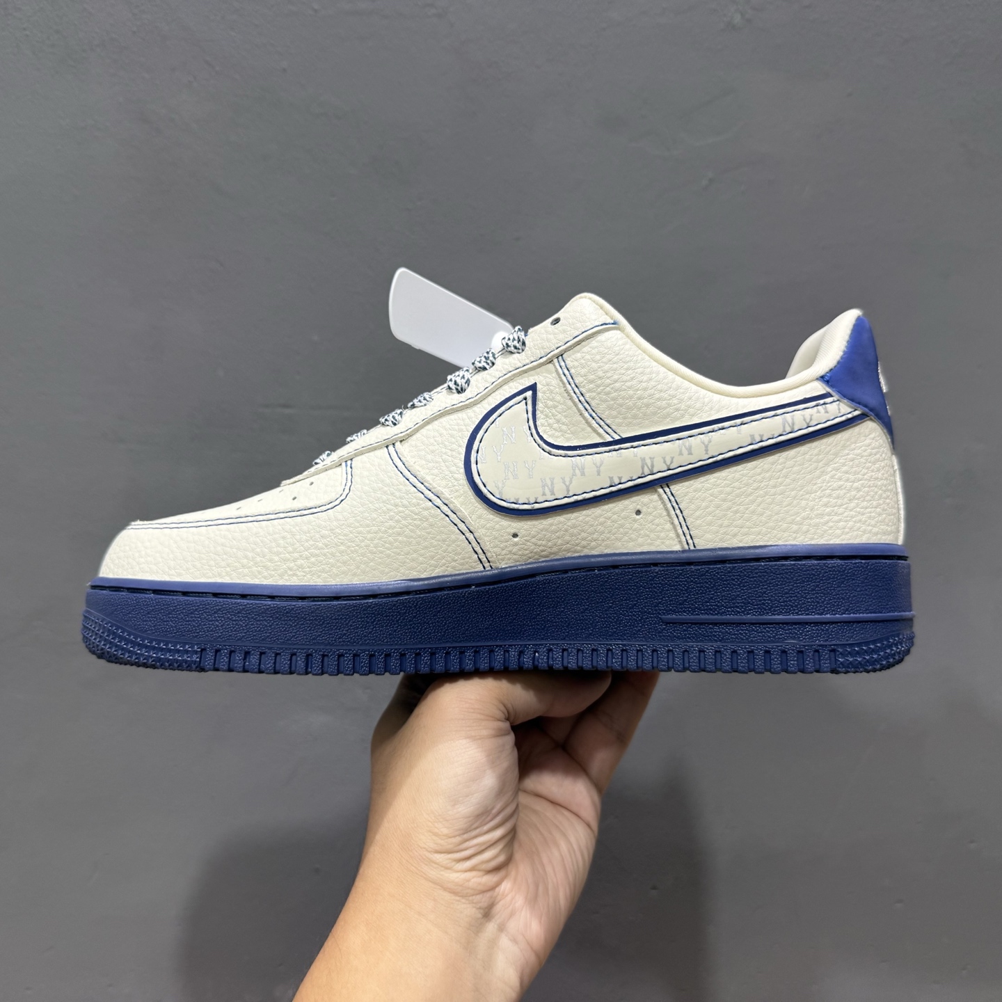 MLB x Nike Air Force 1 米蓝线反光 KJ1688-010
