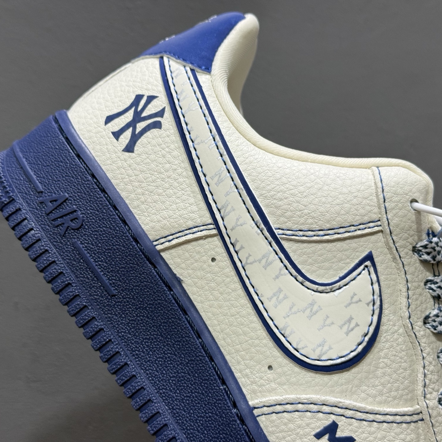 MLB x Nike Air Force 1 米蓝线反光 KJ1688-010