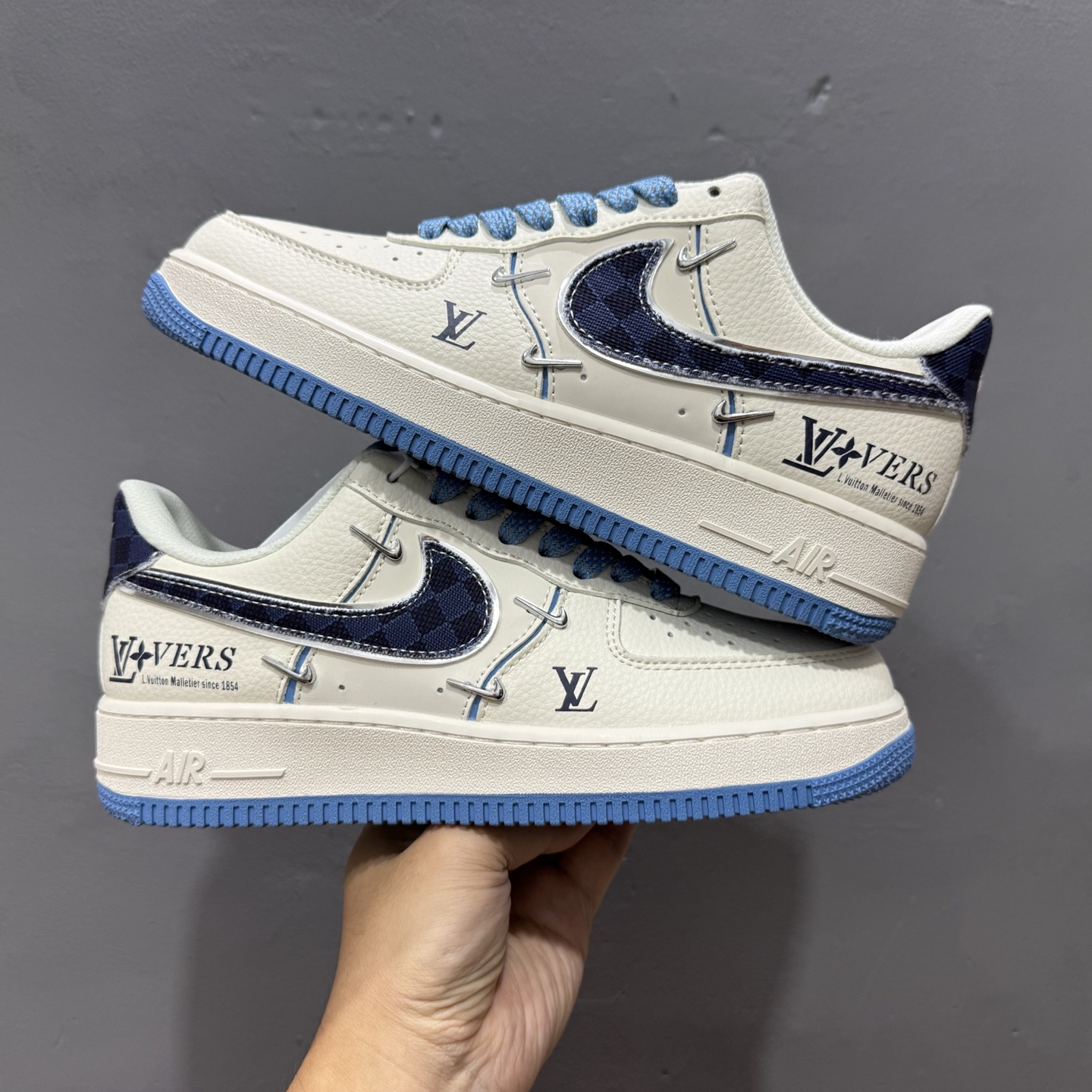 Nike Air Force 1'07 Low LV联名 米蓝四勾 空军一号低帮休闲板鞋 XS2869-003