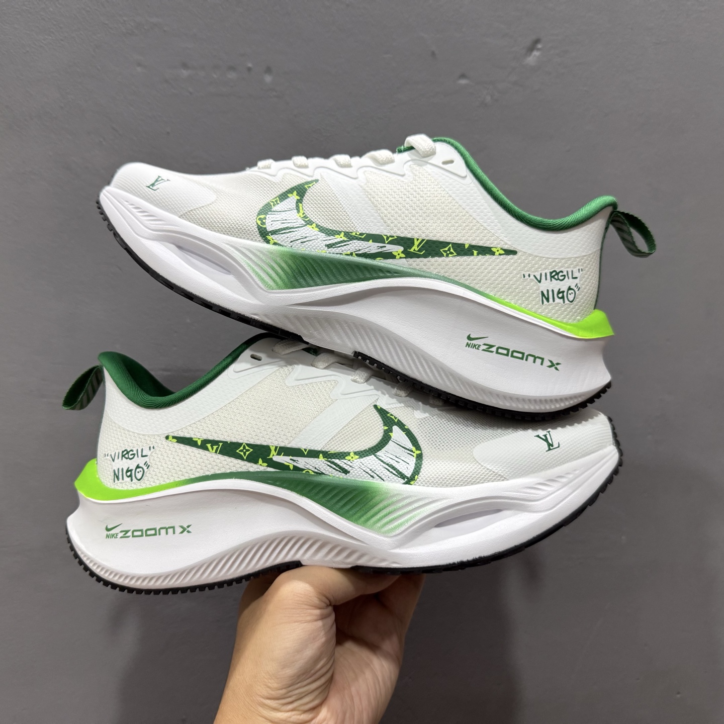 NIKE耐克 2025全新概念-超跑透气网面鞋训练跑步鞋Plus Zoomx 中底 超级飞马全新升级-LV联名系列 CK4318-160