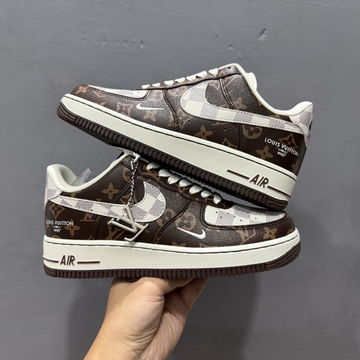 Nike Air Force 1'07 Low LV联名 经典咖啡棕 空军一号低帮休闲板鞋 SC0601-558