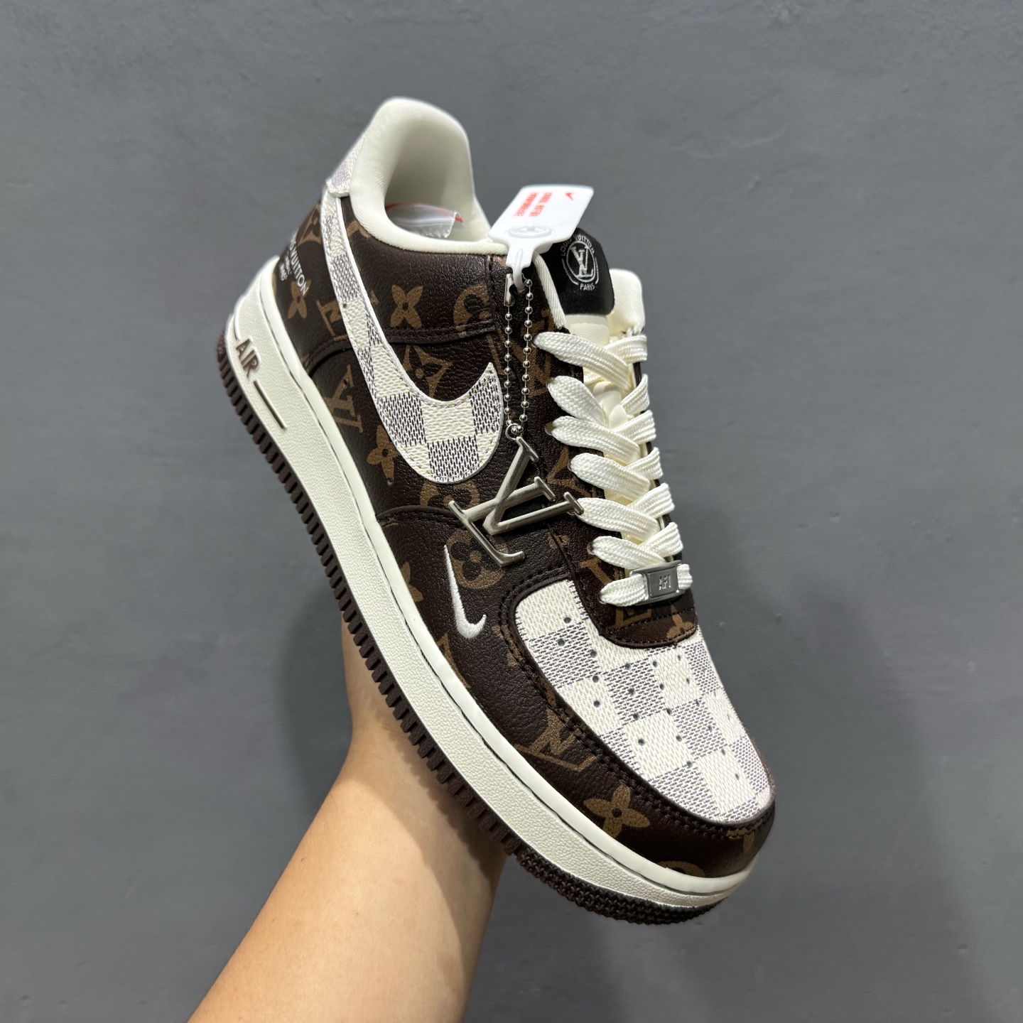 Nike Air Force 1'07 Low LV联名 经典咖啡棕 空军一号低帮休闲板鞋 SC0601-558