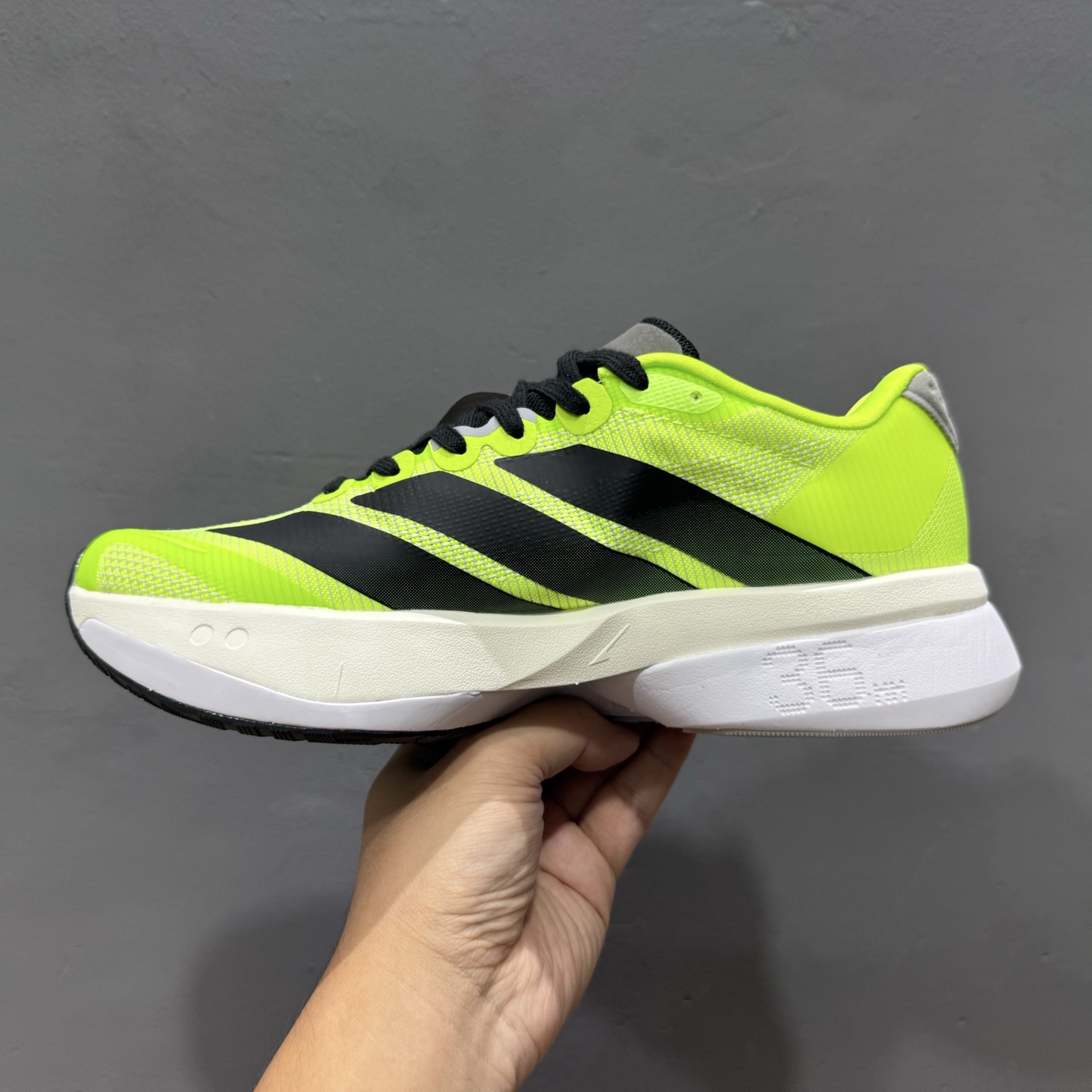 Adidas Adizero Boston 13 M 泡棉搭配全掌碳板 缓震透气跑步鞋 JS4933