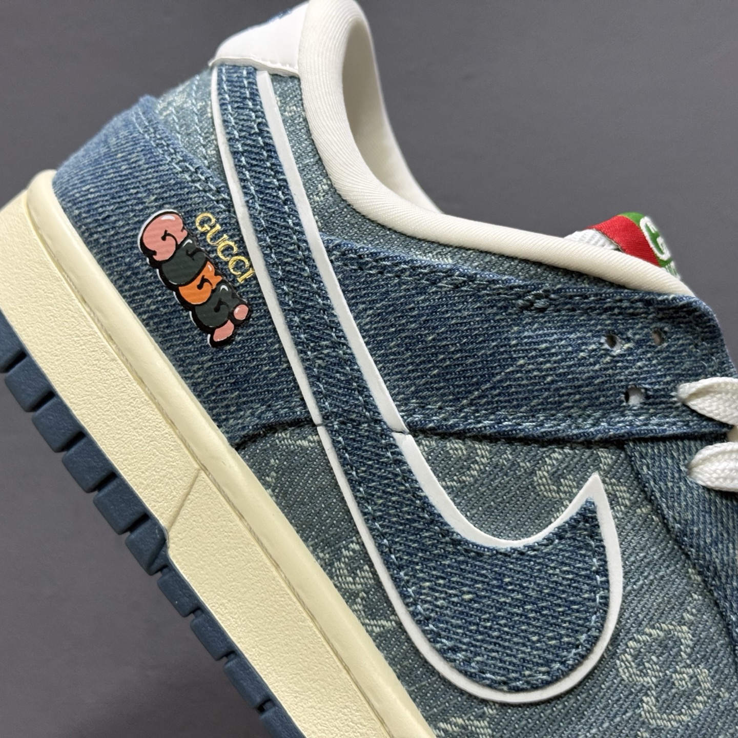 Nike SB Dunk Low 古驰联名 青蓝牛仔 周年高端定制 低帮休闲板鞋 SC0601-454