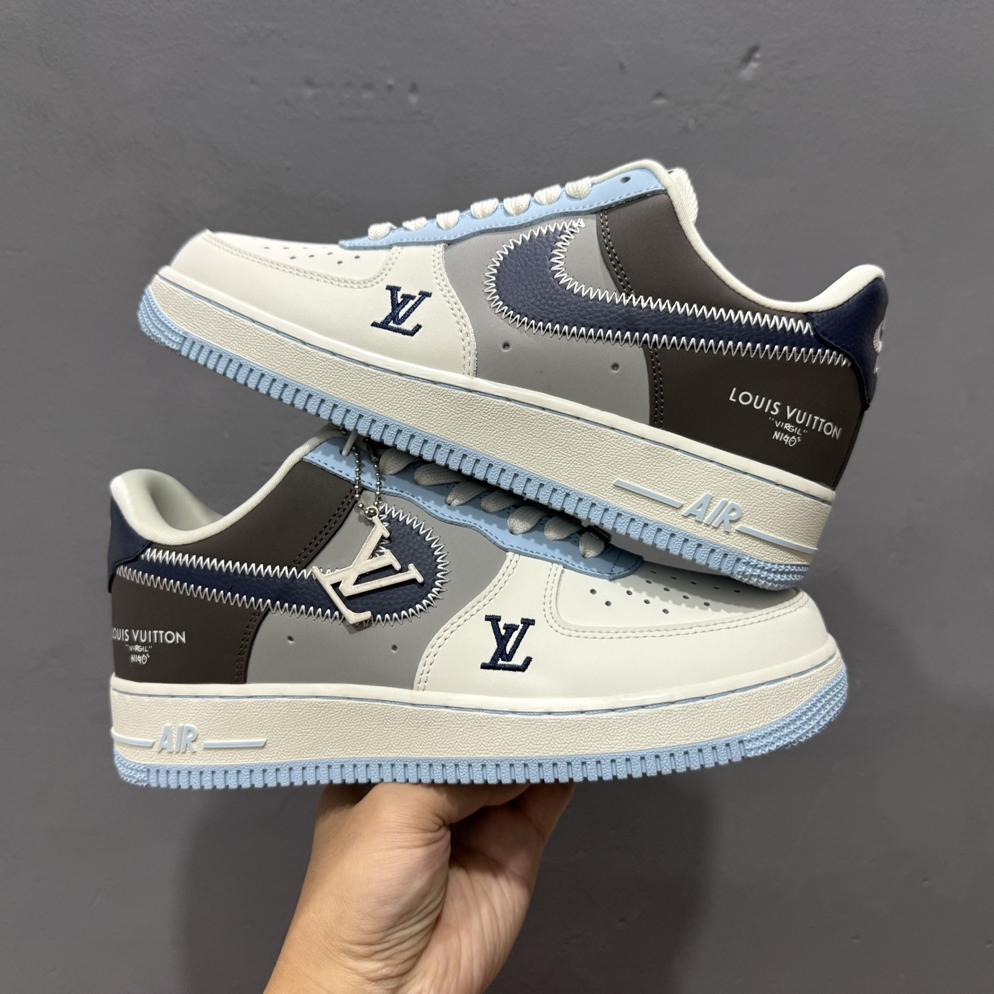 Nike Air Force 1‘07 Low LV联名 彩色拼接 空军一号低帮休闲板鞋 SC0601-560