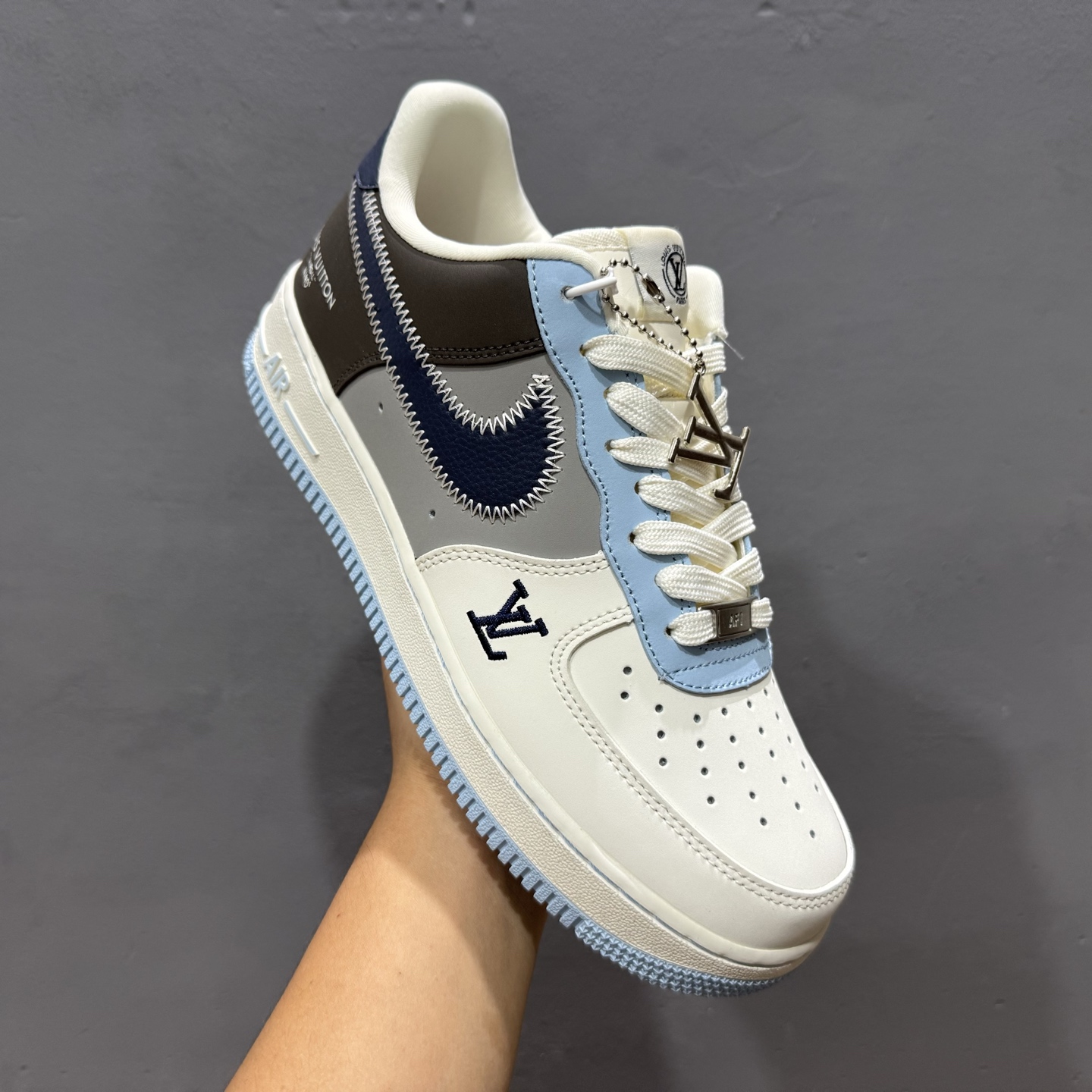 Nike Air Force 1‘07 Low LV联名 彩色拼接 空军一号低帮休闲板鞋 SC0601-560