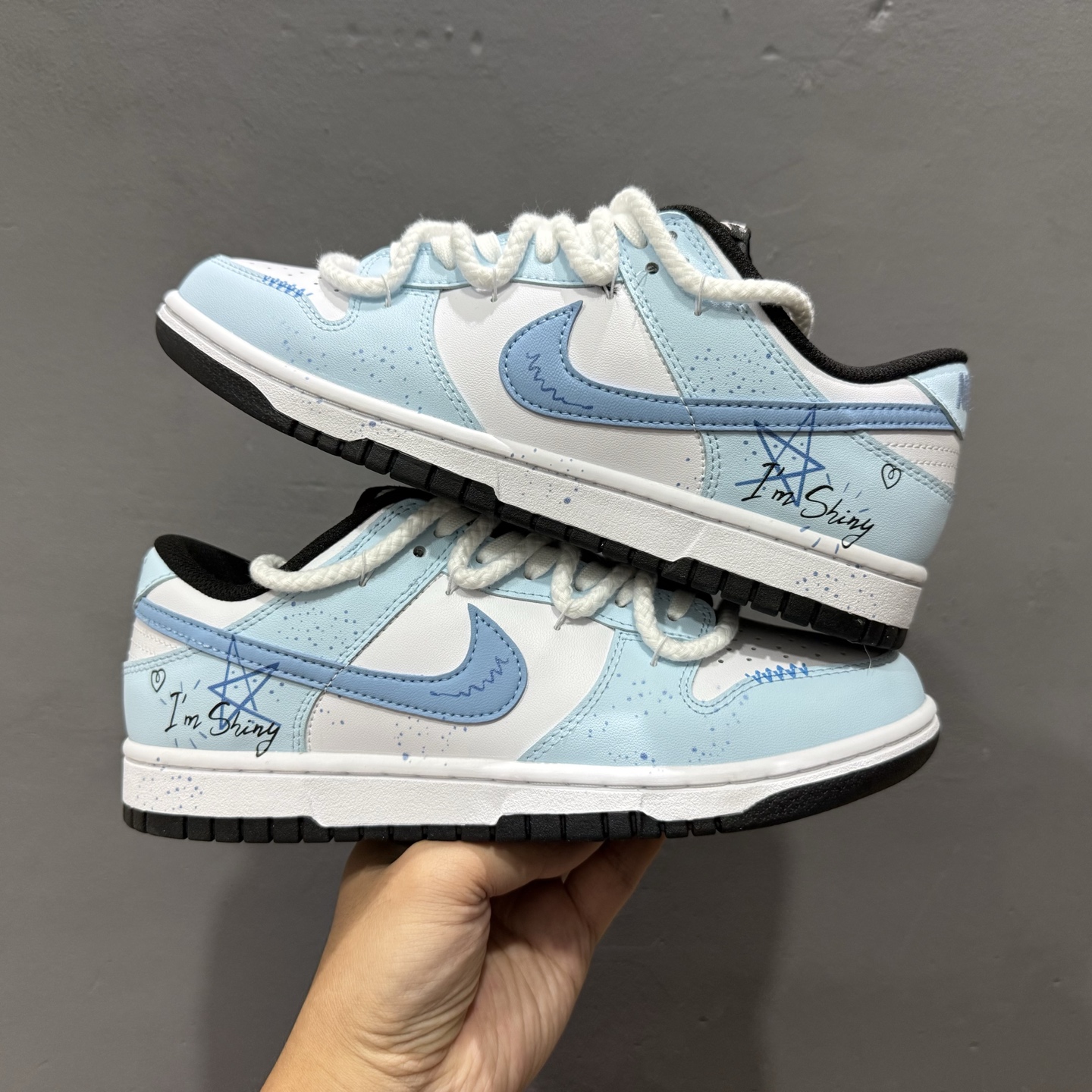 Nike SB Dunk Low 蓝色海洋 绑带 低帮休闲板鞋 DD1503-101