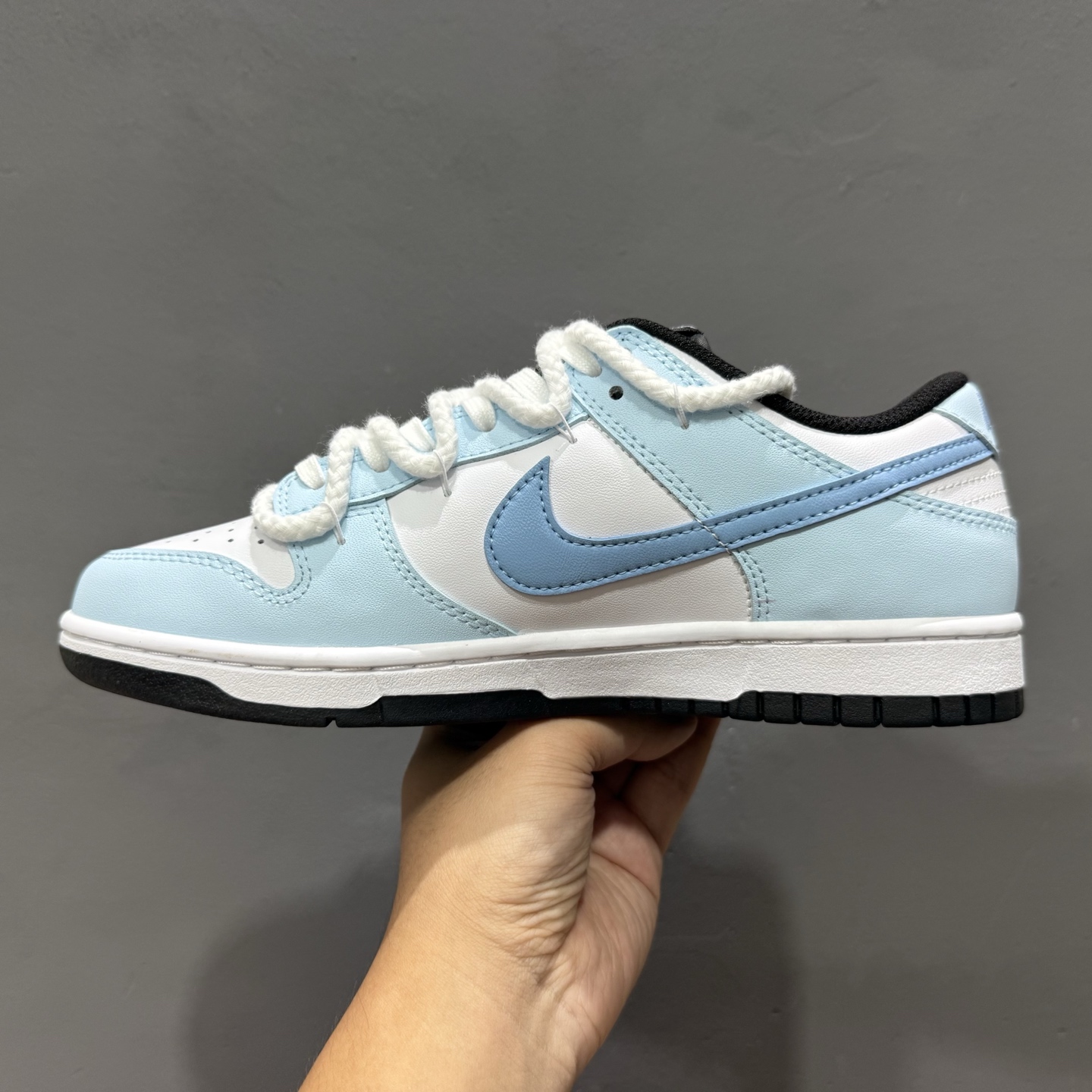 Nike SB Dunk Low 蓝色海洋 绑带 低帮休闲板鞋 DD1503-101