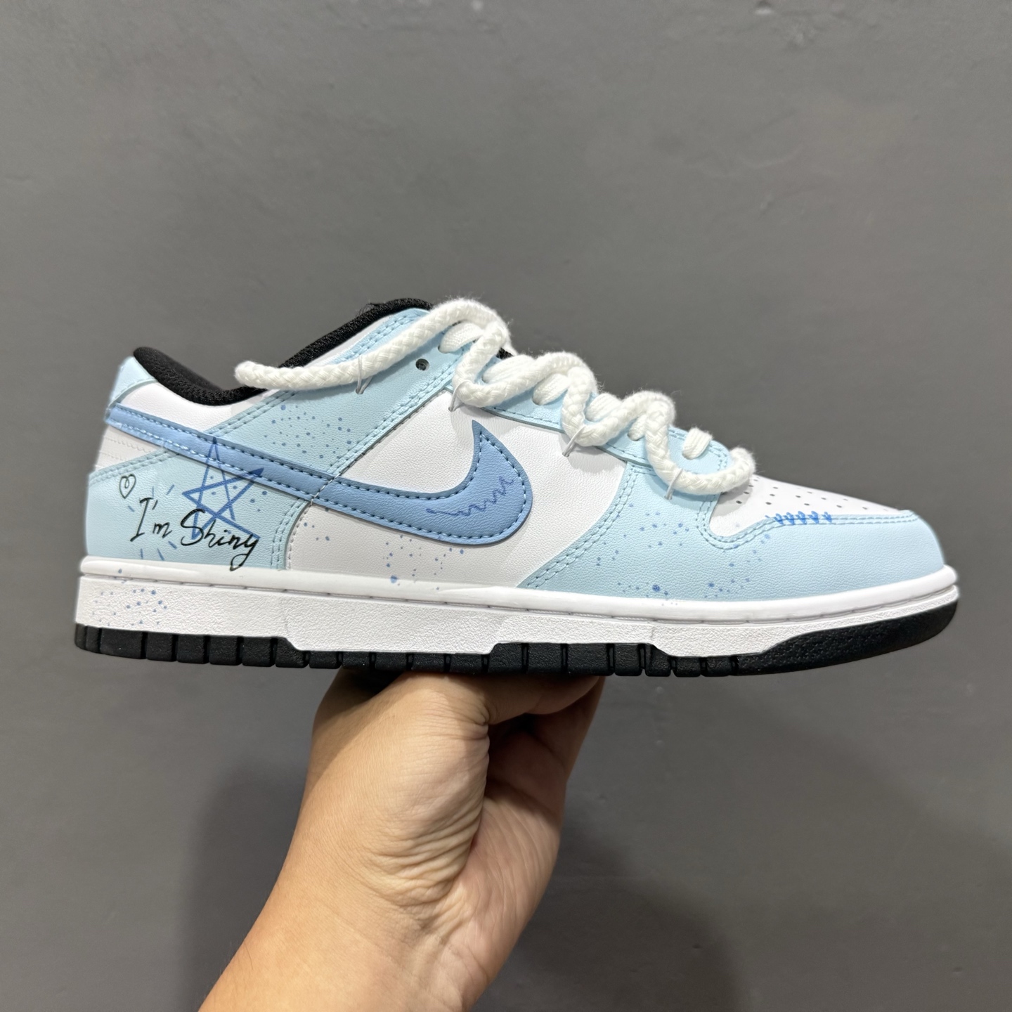 Nike SB Dunk Low 蓝色海洋 绑带 低帮休闲板鞋 DD1503-101