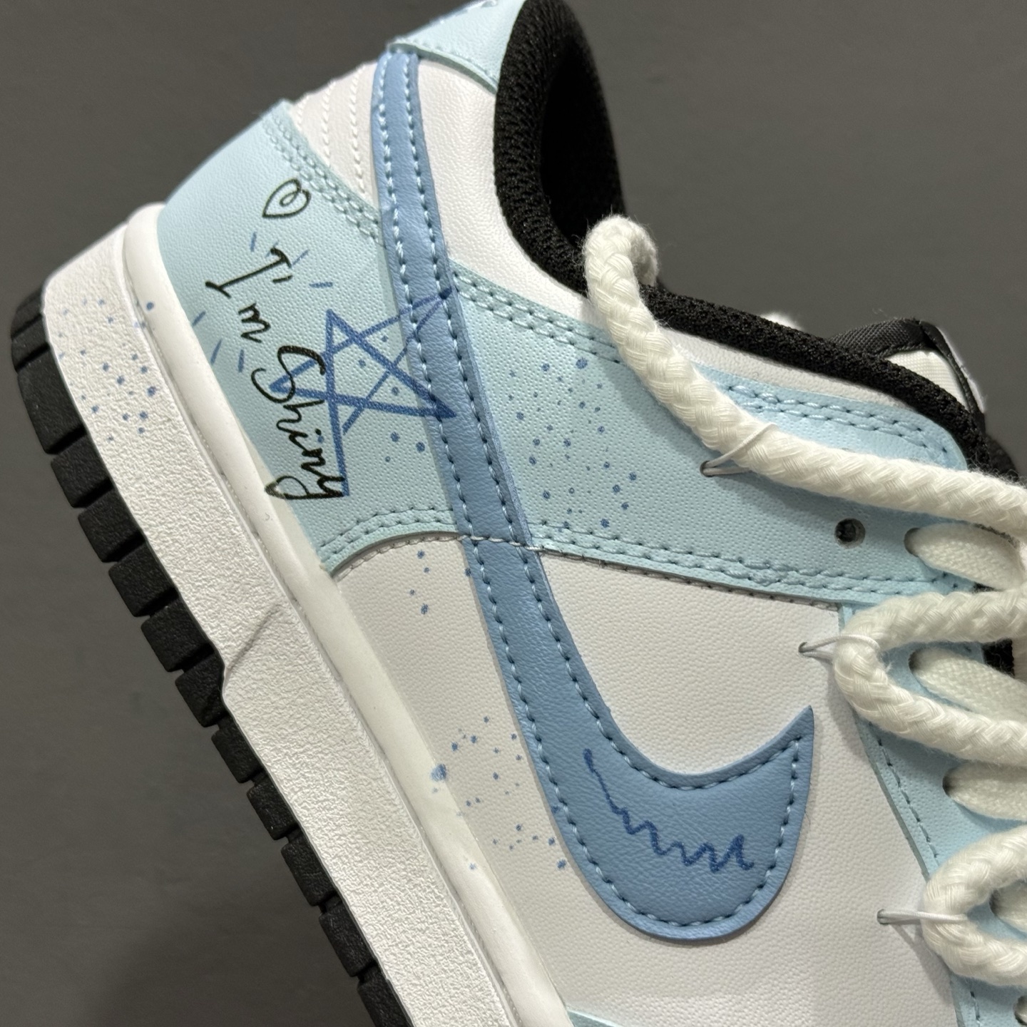 Nike SB Dunk Low 蓝色海洋 绑带 低帮休闲板鞋 DD1503-101