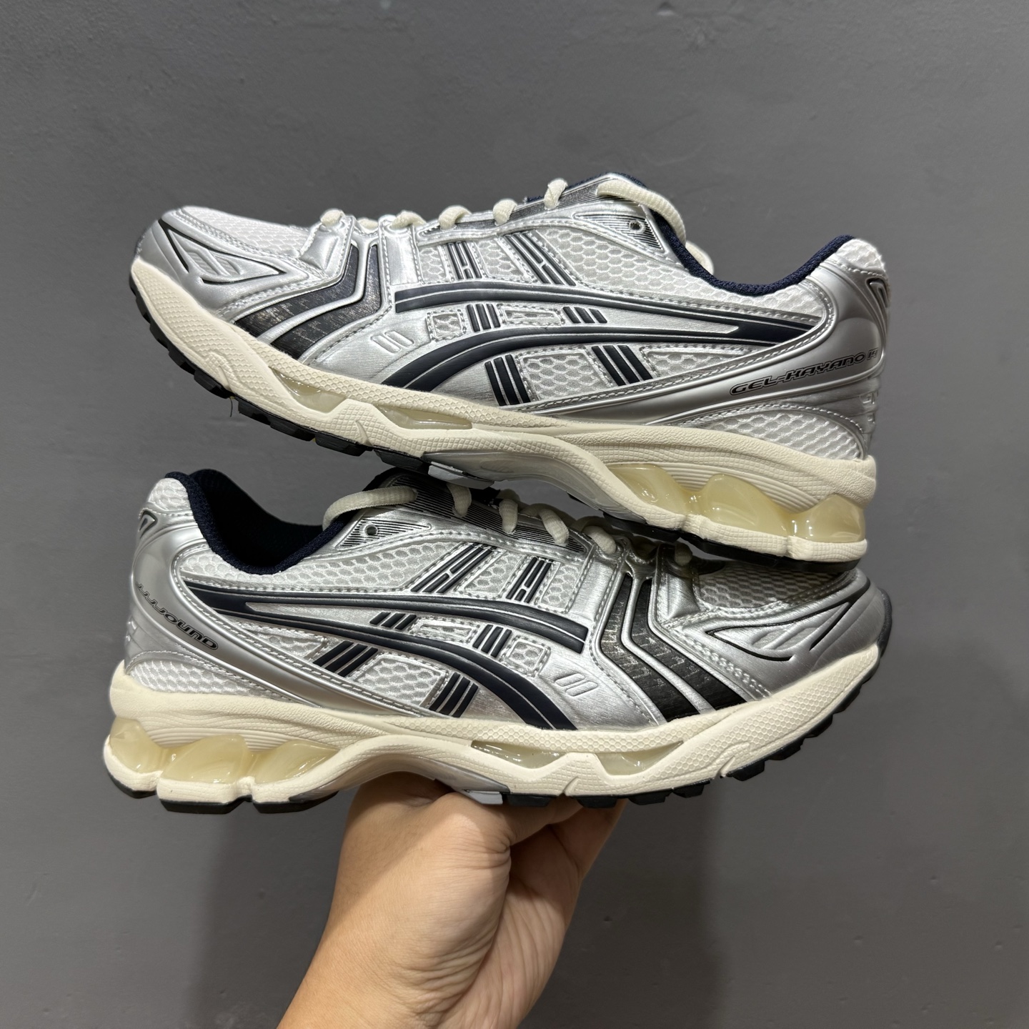 纯原 Asics Gel-Kayano14 亚瑟士运动休闲透气专业跑鞋 1203A961-100