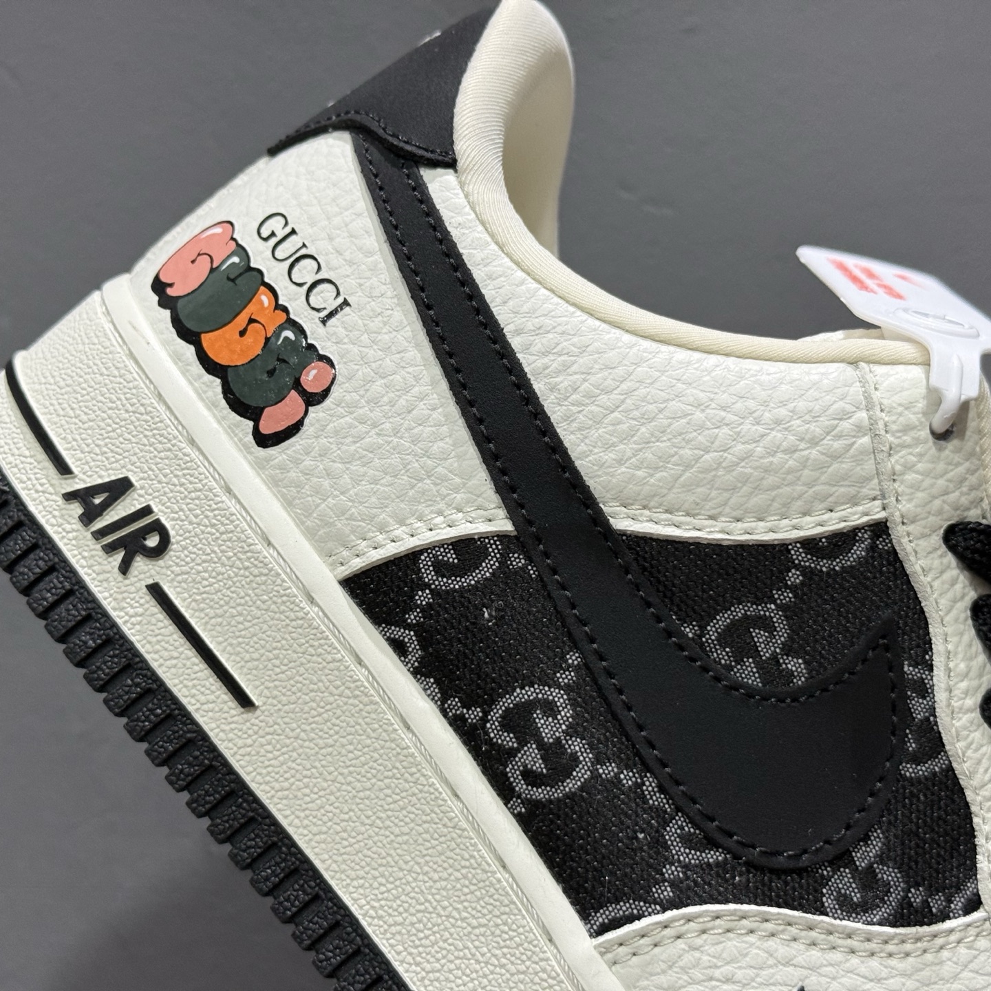 Gucci x NIke Air Force 1 白黑织布 SC0601-571