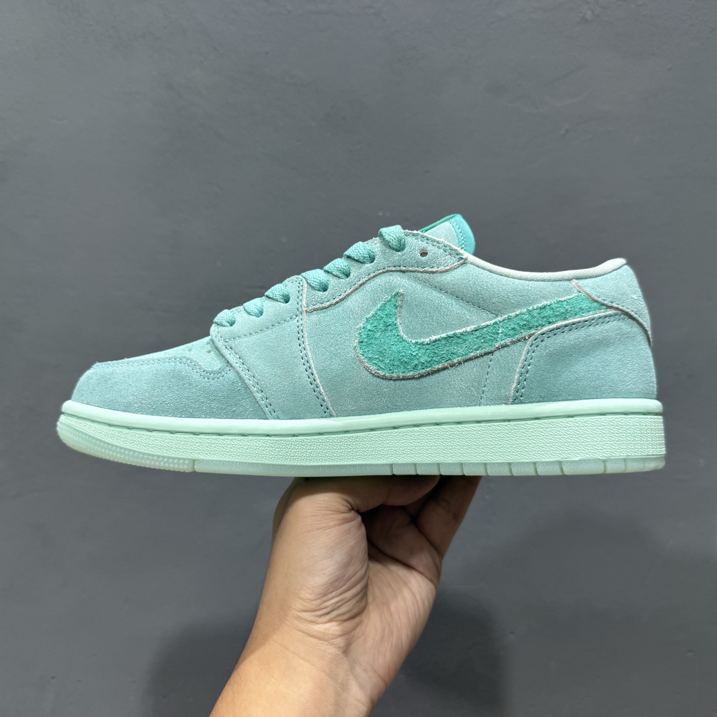 新款出货 纯原 乔丹 Air Jordan 1 Retro Low OG”Washed Teal“ AJ1 乔1冰感薄荷 低帮文化休闲板鞋 HQ8111-300