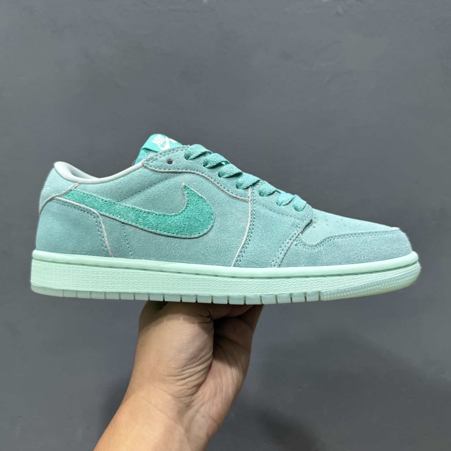 新款出货 纯原 乔丹 Air Jordan 1 Retro Low OG”Washed Teal“ AJ1 乔1冰感薄荷 低帮文化休闲板鞋 HQ8111-300