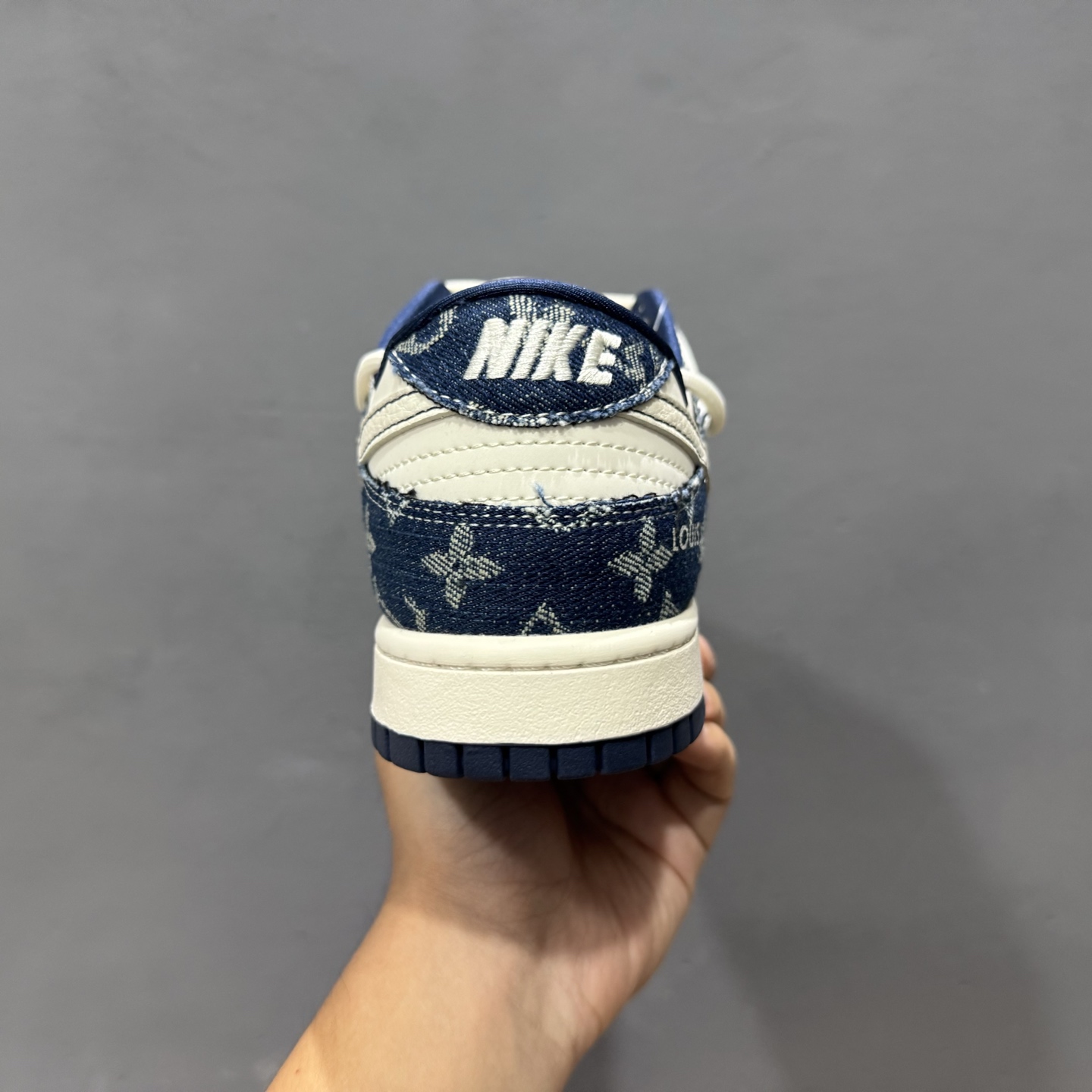 Nike SB Dunk Low LV联名 蓝暗花抽绳 周年高端定制 低帮休闲板鞋 YX5066-376