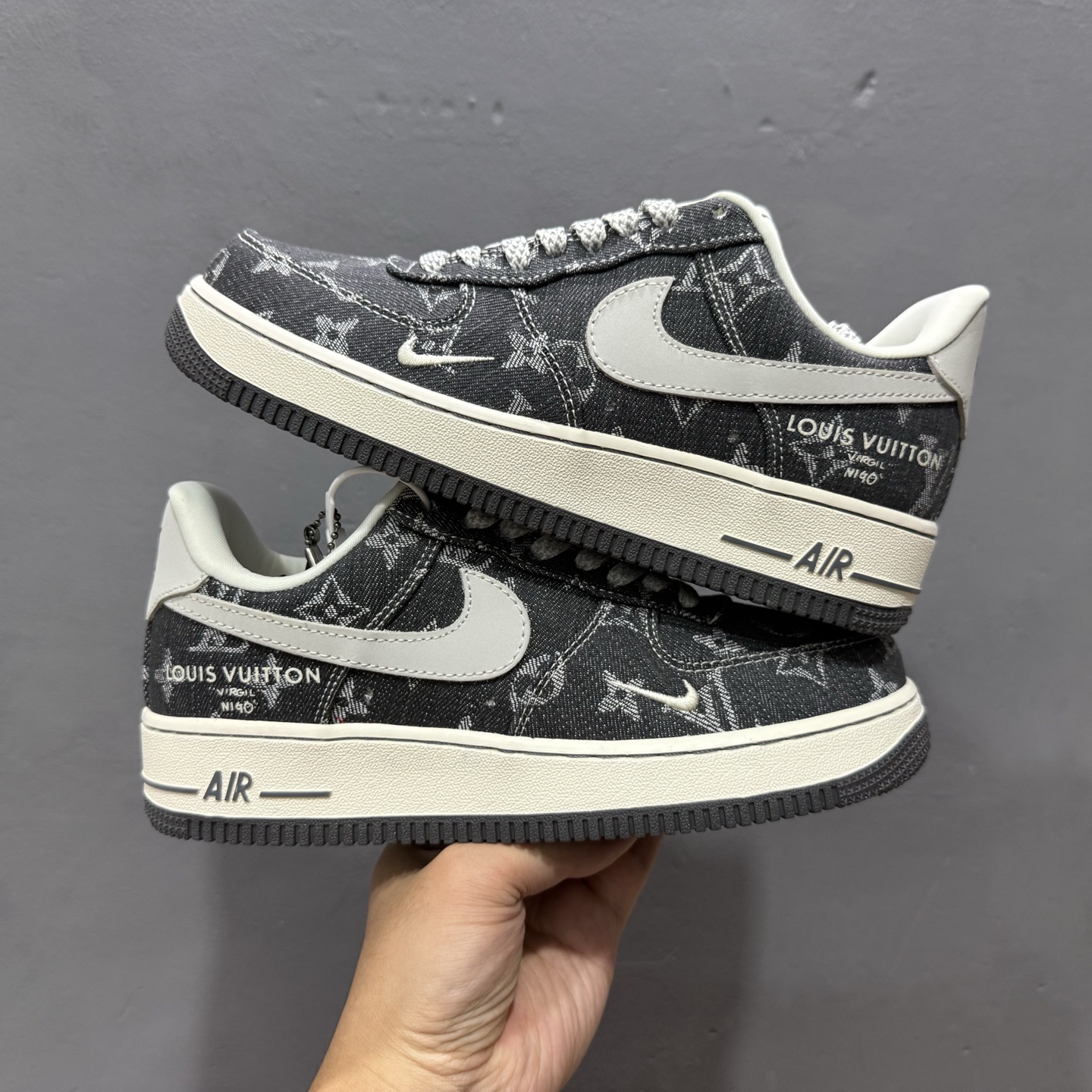 Nike Air Force 1'07 Low LV联名 黑牛仔 空军一号低帮休闲板鞋 ZD1988-003