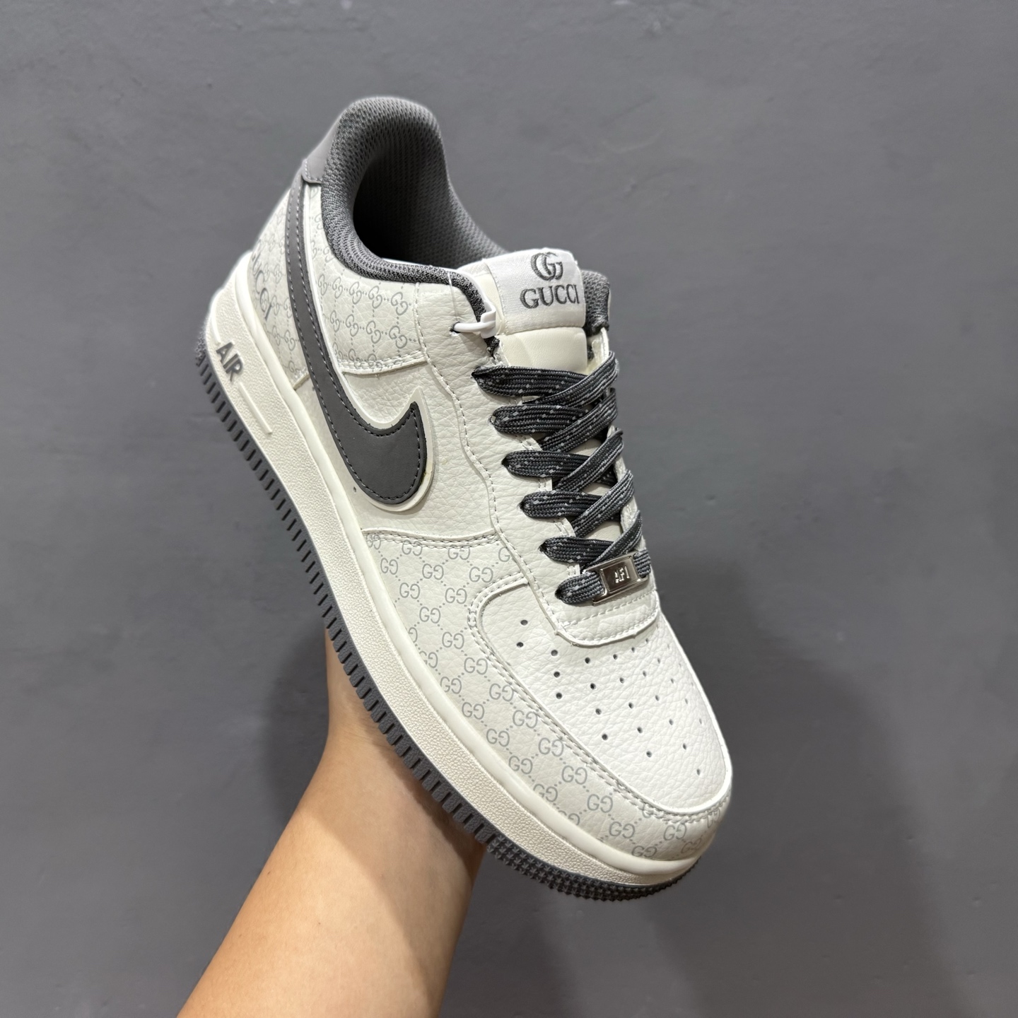 NIke Air Force 1 '07 Low “古驰联名——经典灰花纹”空军一号 低帮 运动鞋 休闲鞋 CS5288-003