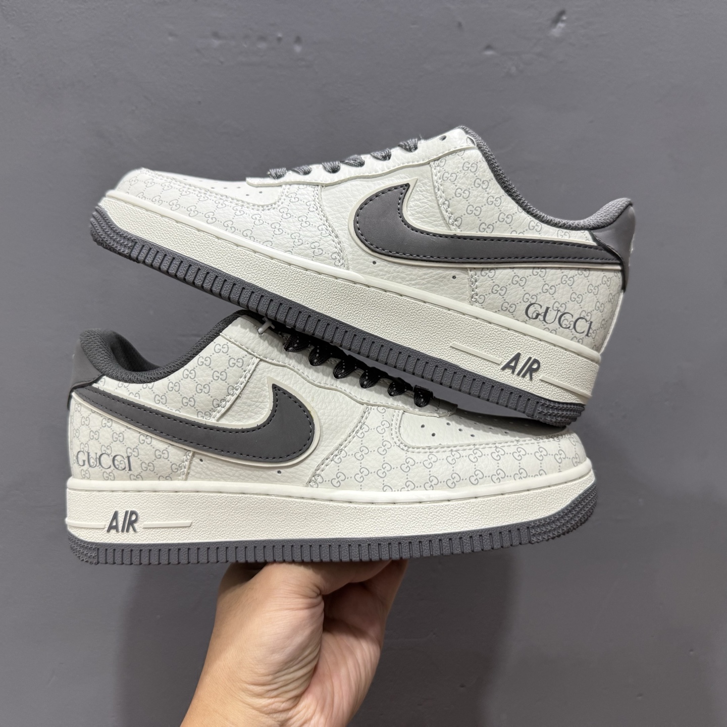 NIke Air Force 1 '07 Low “古驰联名——经典灰花纹”空军一号 低帮 运动鞋 休闲鞋 CS5288-003
