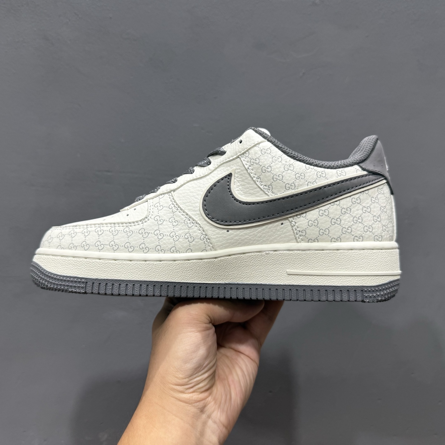 NIke Air Force 1 '07 Low “古驰联名——经典灰花纹”空军一号 低帮 运动鞋 休闲鞋 CS5288-003