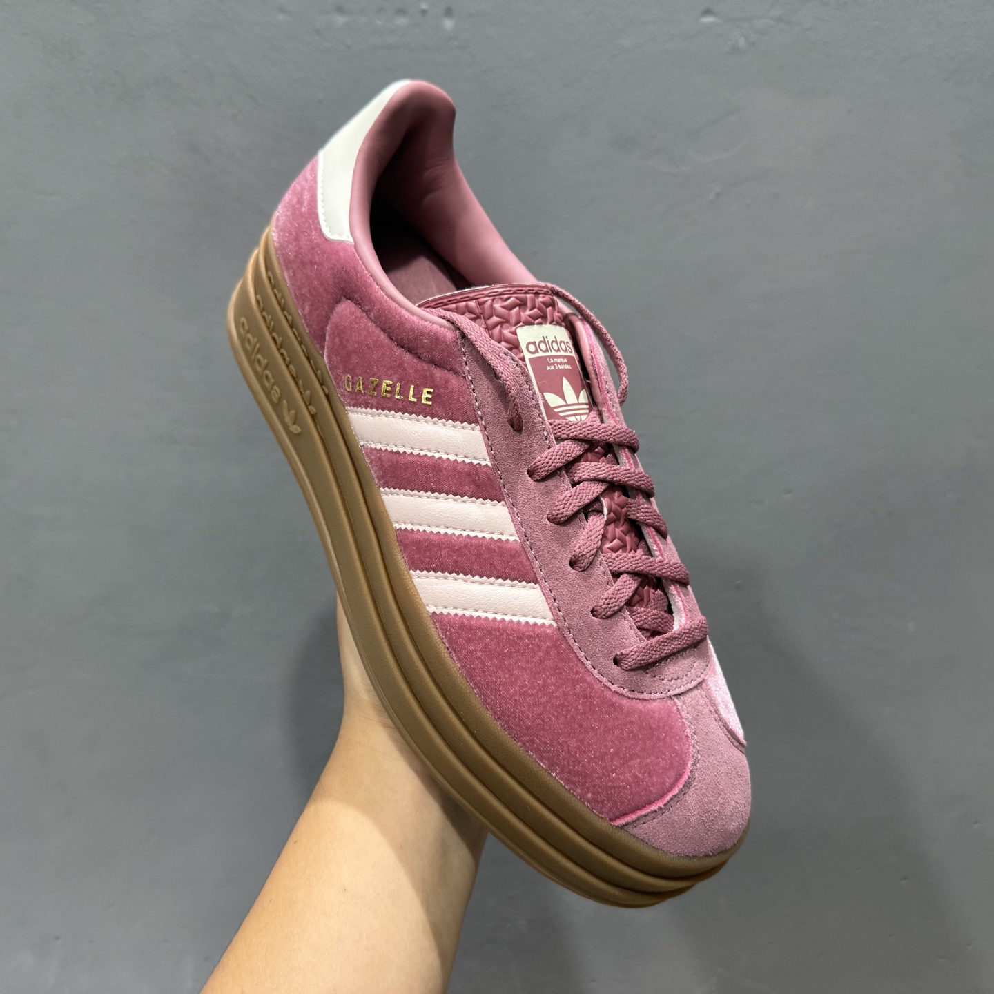 Adidas originals GAZELLE BOLD CNY 蛇年限定 高热新品 ”year ofsnake” 时尚百搭 防滑耐磨 低帮 阿迪达斯 厚底松糕板鞋 JQ4389