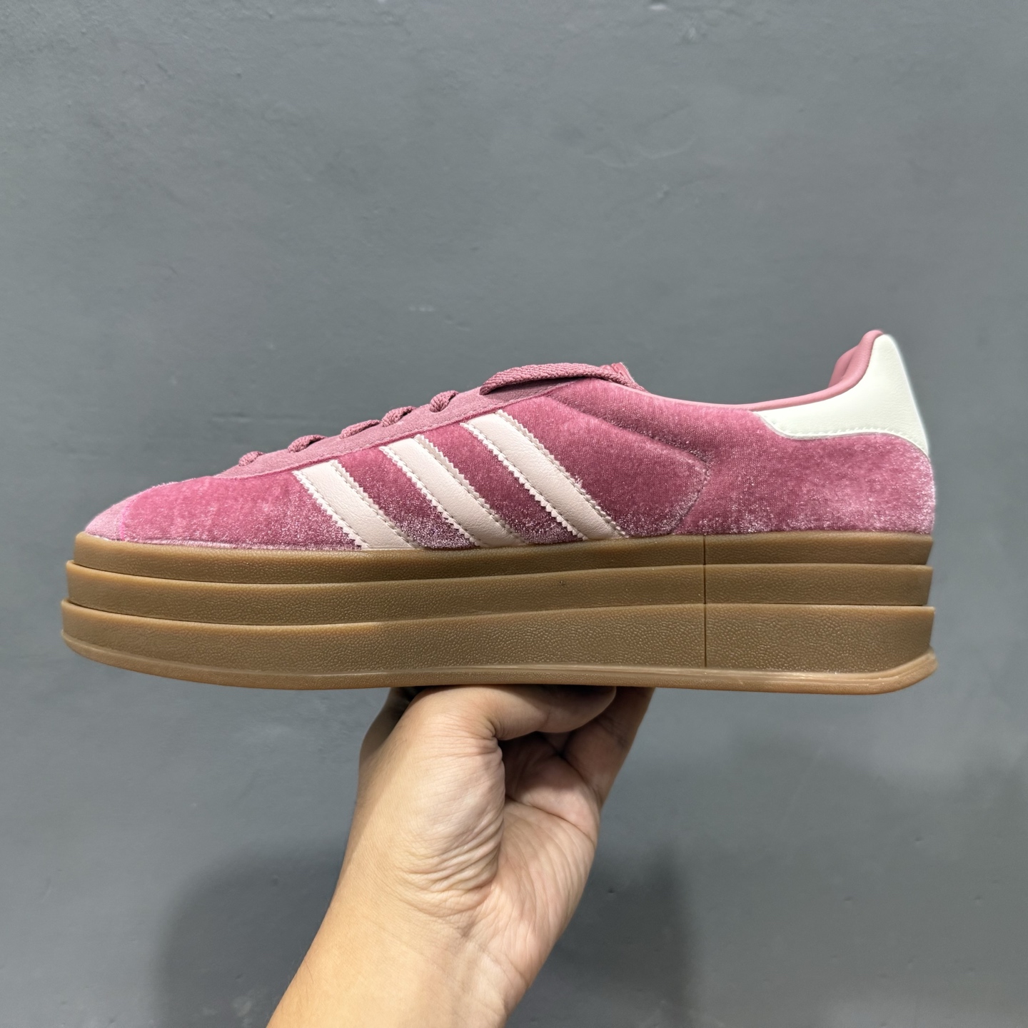 Adidas originals GAZELLE BOLD CNY 蛇年限定 高热新品 ”year ofsnake” 时尚百搭 防滑耐磨 低帮 阿迪达斯 厚底松糕板鞋 JQ4389