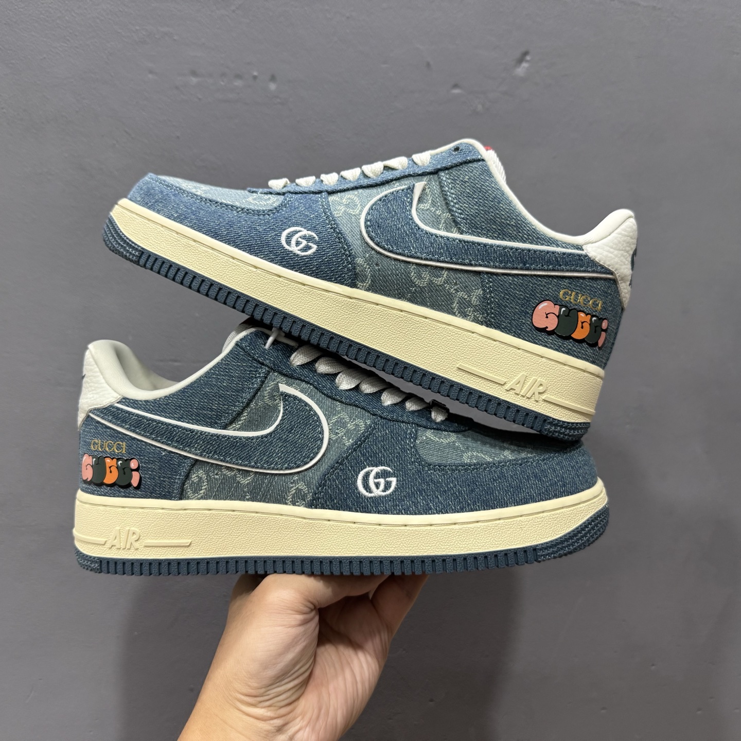 Gucci x NIke Air Force 1 青蓝牛仔 SC0601-561