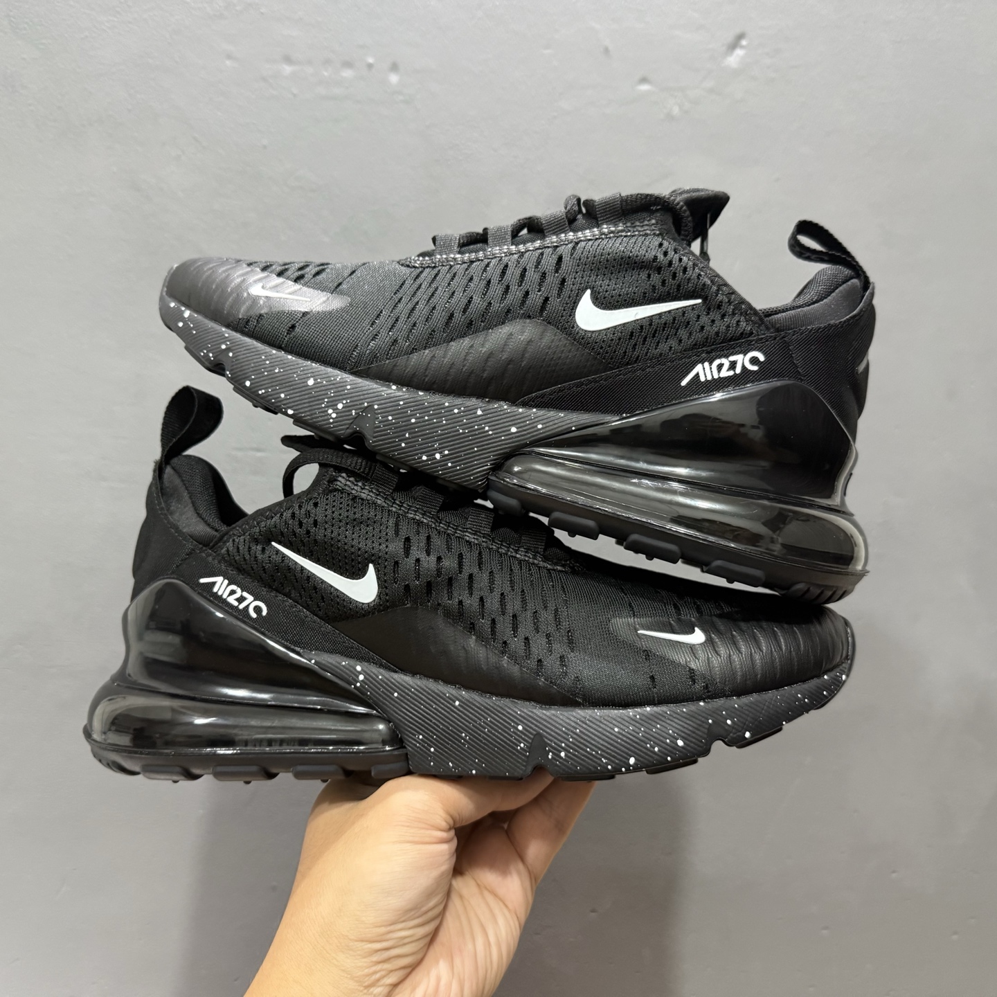 Nike Air Max 270混合科技透气后掌半气垫慢跑鞋 AH8050-202