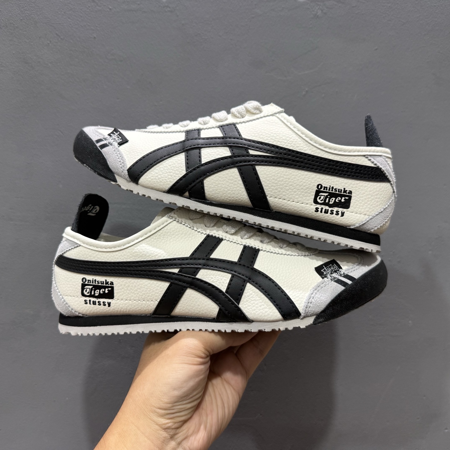 Onitsuka Tiger鬼塚虎 MEXICO 66 ‘DIY’定制球鞋系列 防滑耐磨透气轻便 低帮休闲鞋 DL408-135
