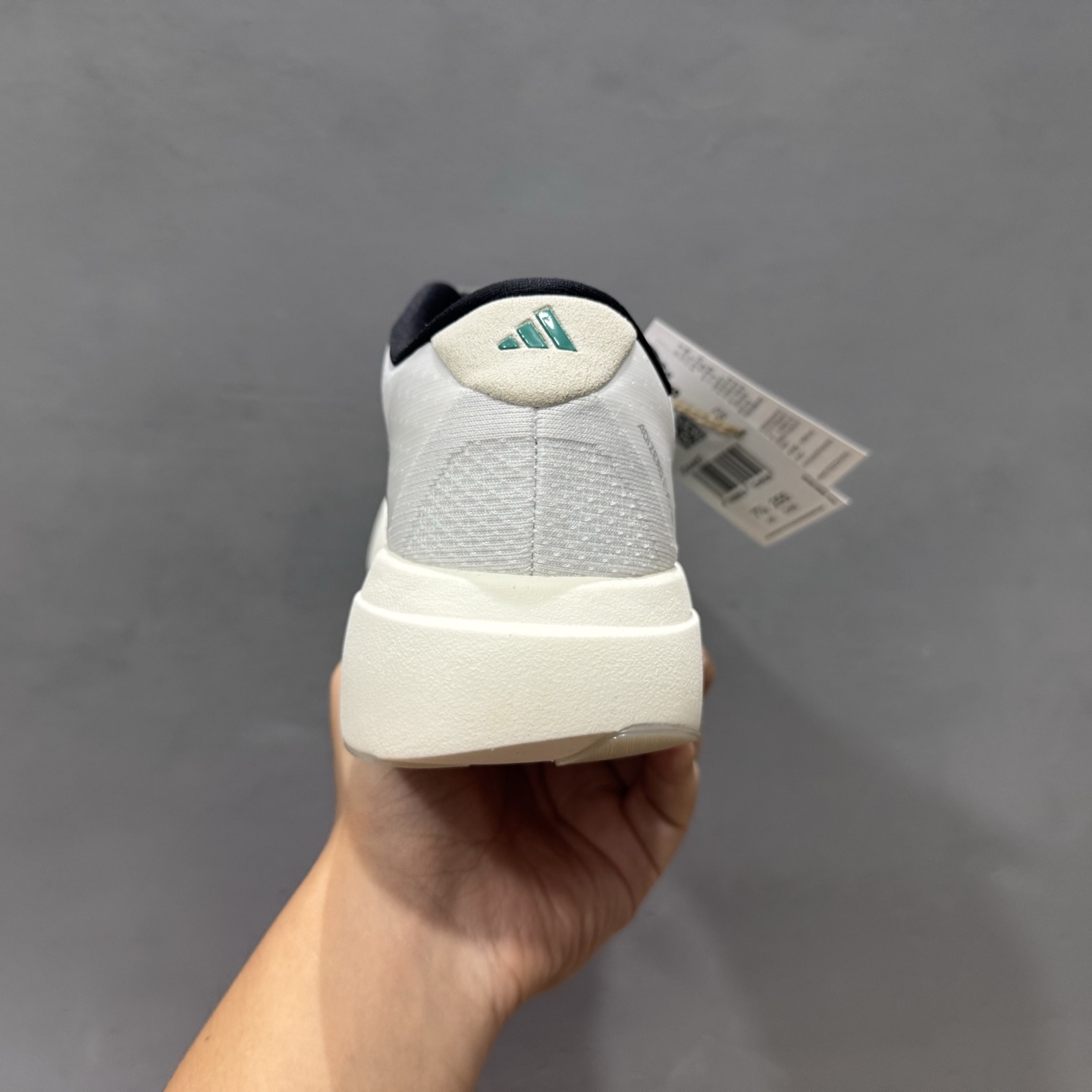 AD Adizero Evo SL 阿迪达斯马拉松跑步鞋 白绿 JS4487