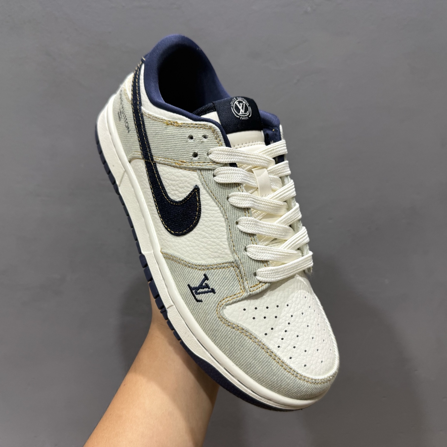 Nike SB Dunk Low LV联名 青蓝牛仔 低帮休闲板鞋 SC0601-450