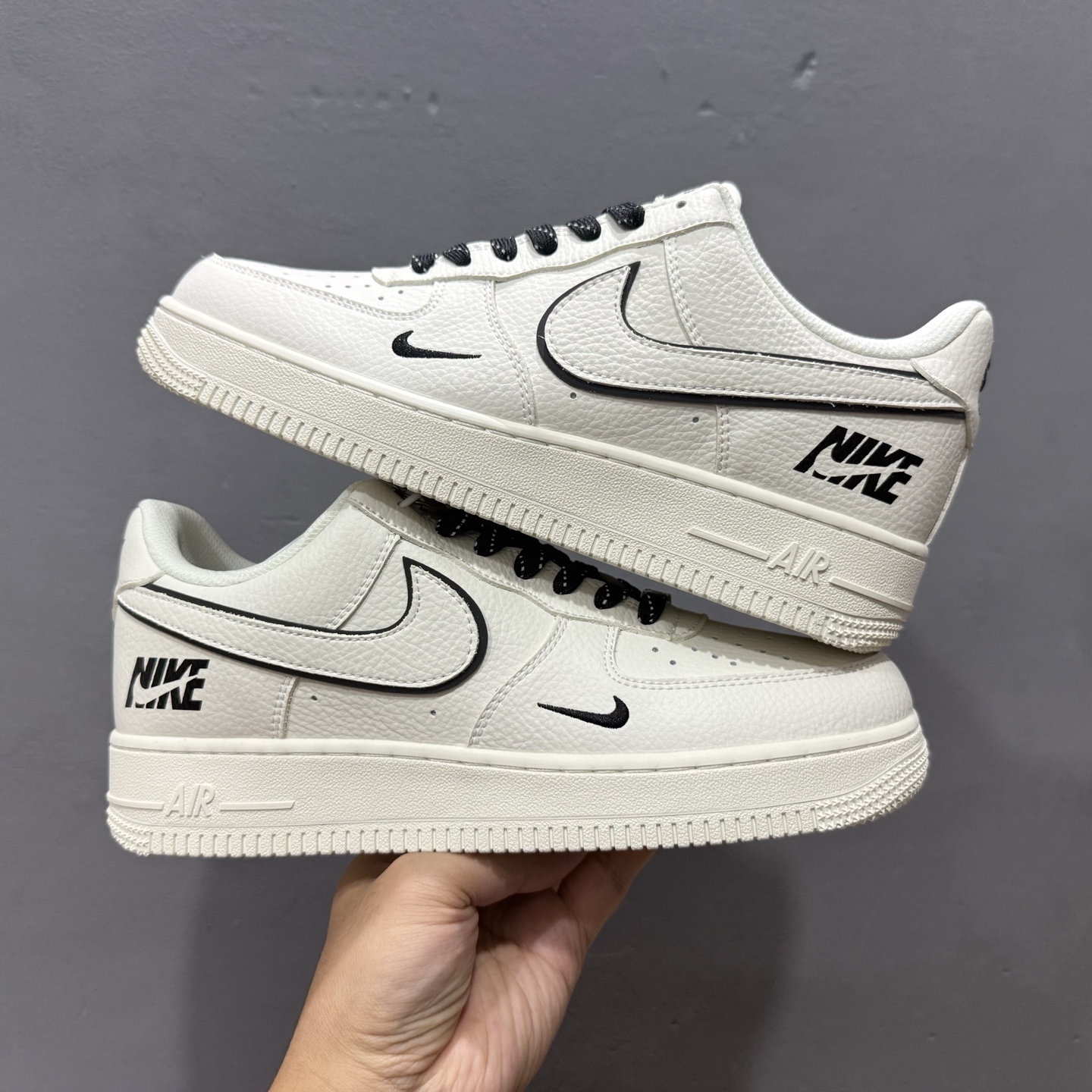 Nike Air Force 1'07 Low 联名 米黑边 空军一号低帮休闲板鞋 CS5288-031