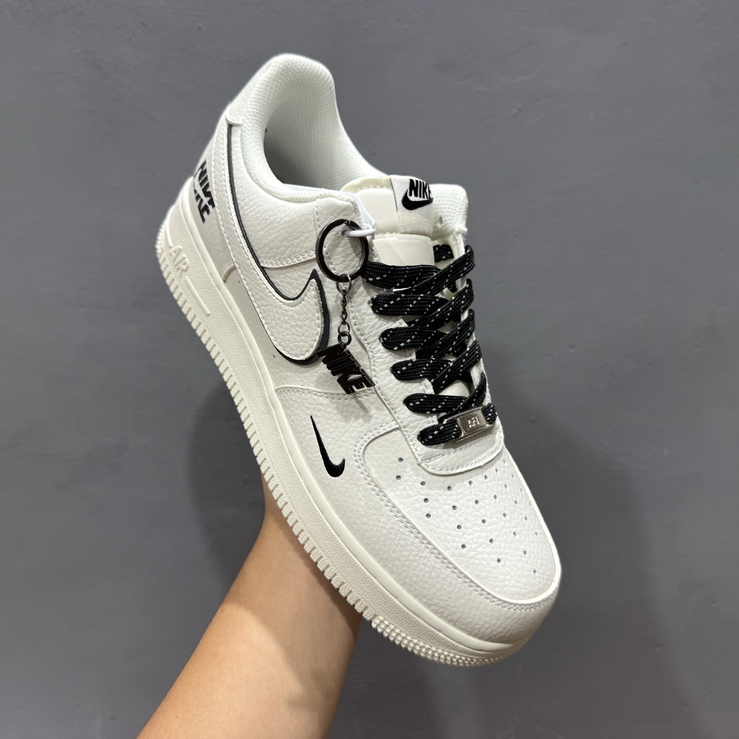 Nike Air Force 1'07 Low 联名 米黑边 空军一号低帮休闲板鞋 CS5288-031