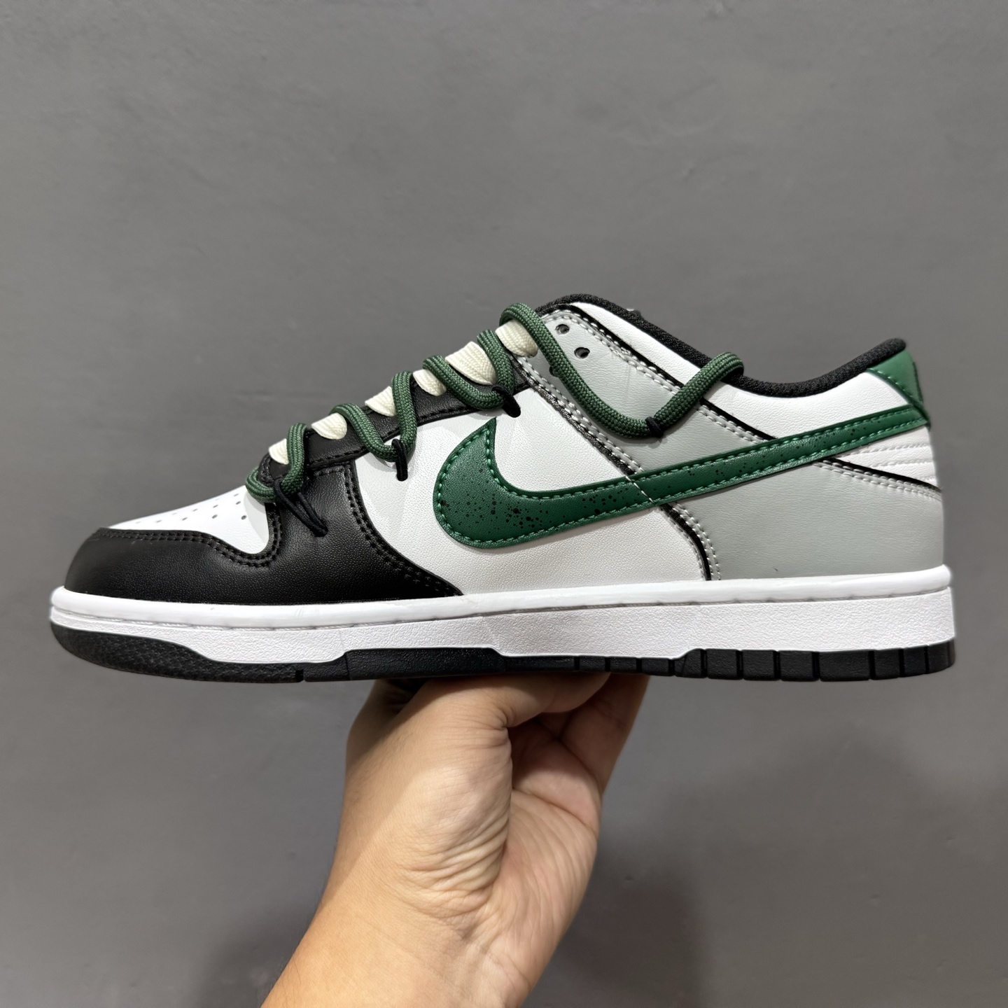 定制球鞋 Nike Dunk 闪电警戒 米黑红 DD1391-100
