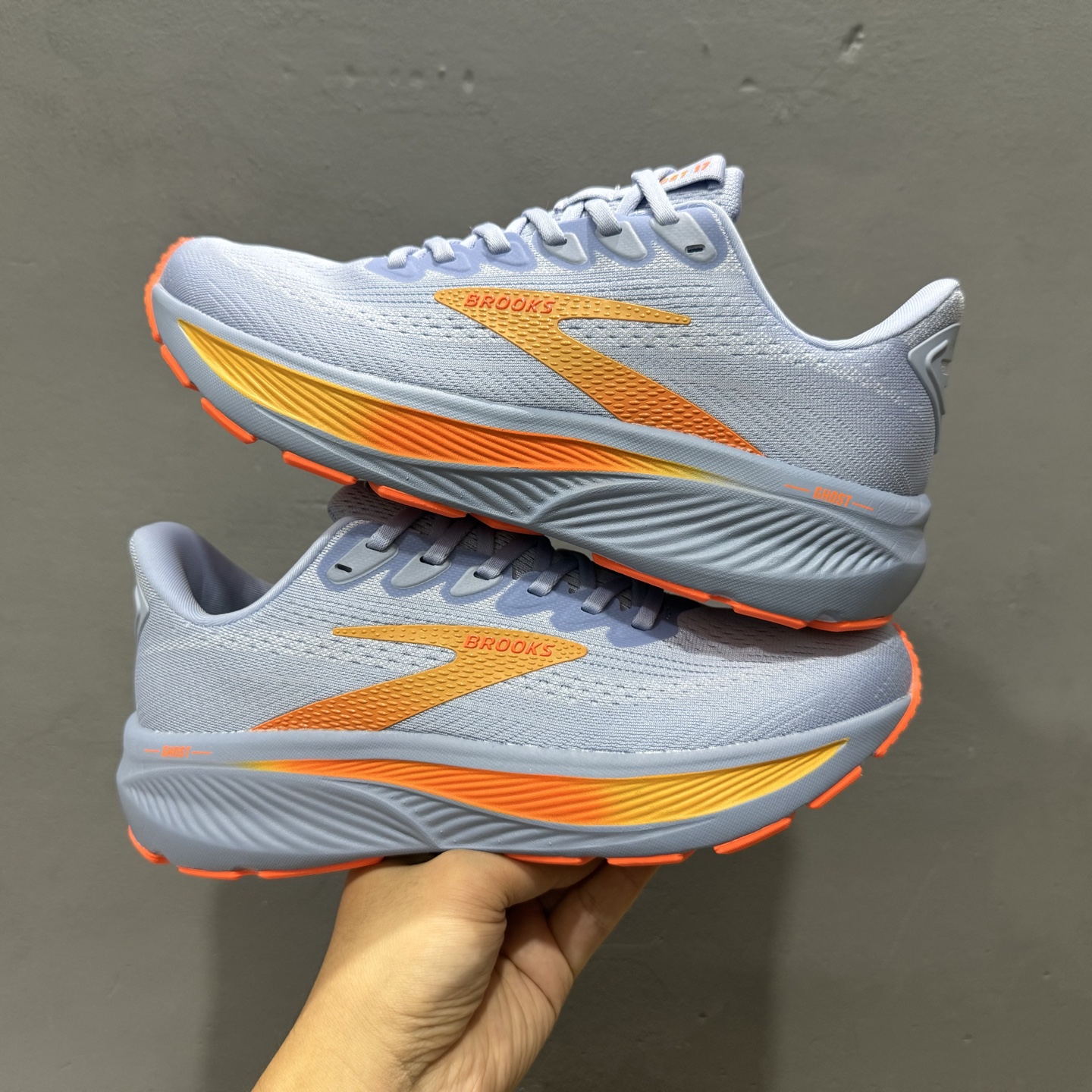 S版 Brooks Ghost 17 布鲁克斯 减震竞速马拉松专业跑鞋 120431 1D 443