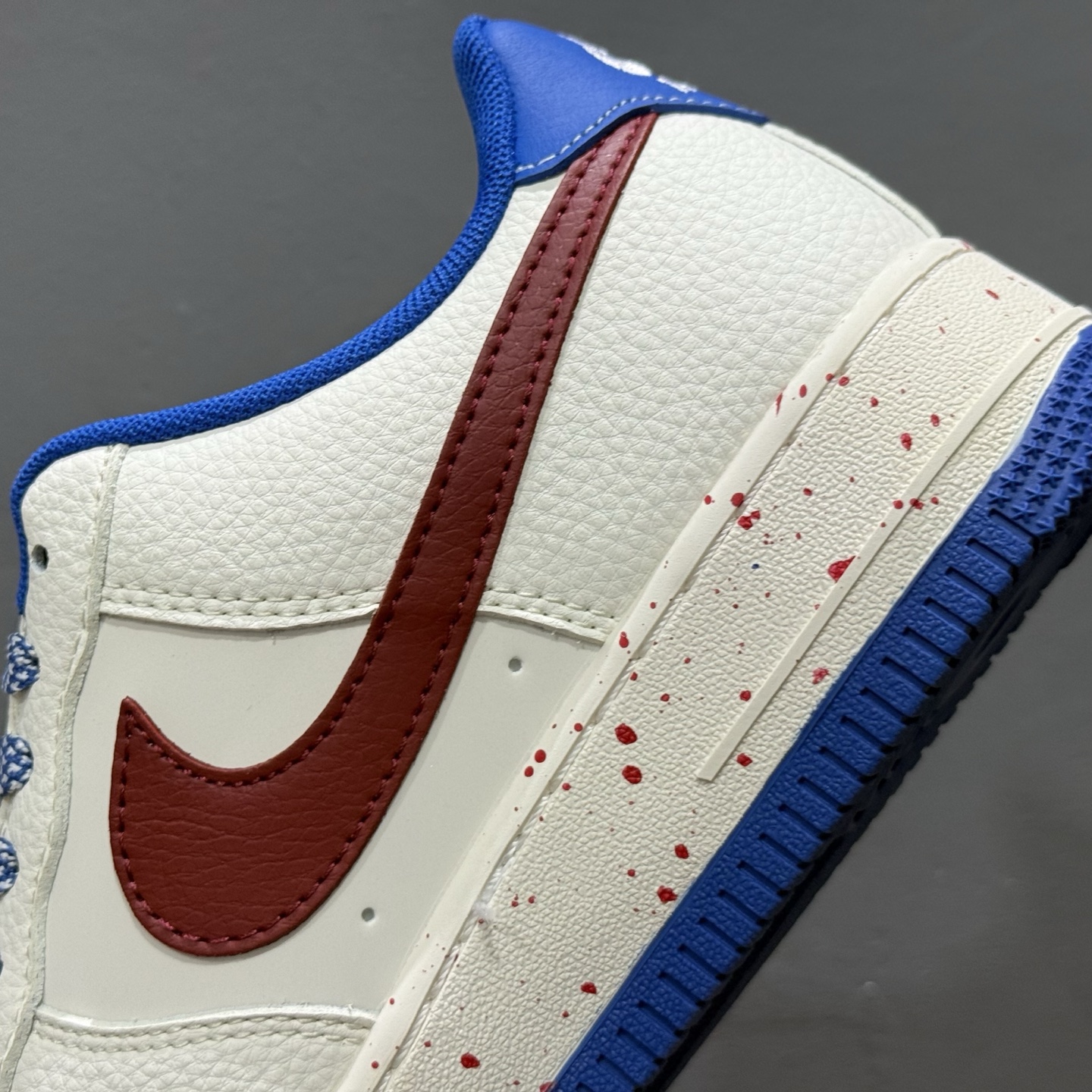 Champion x Nike Air Force 1 米蓝红 QW5606-266