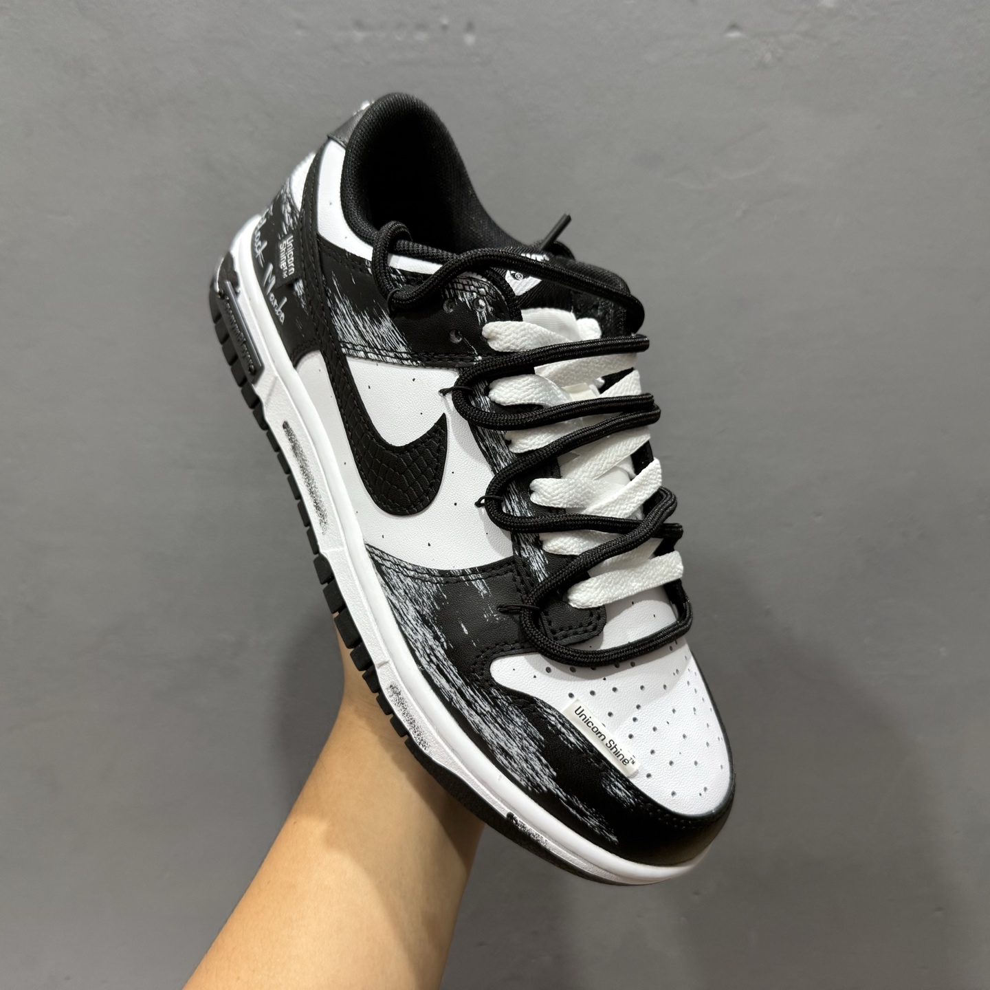Nike Dunk Low Retro 定制绑带 低帮休闲运动板鞋 DD1391-100
