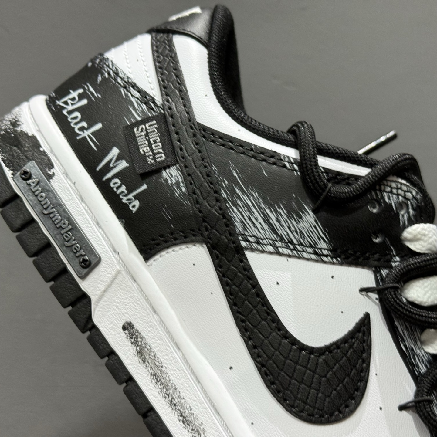 Nike Dunk Low Retro 定制绑带 低帮休闲运动板鞋 DD1391-100