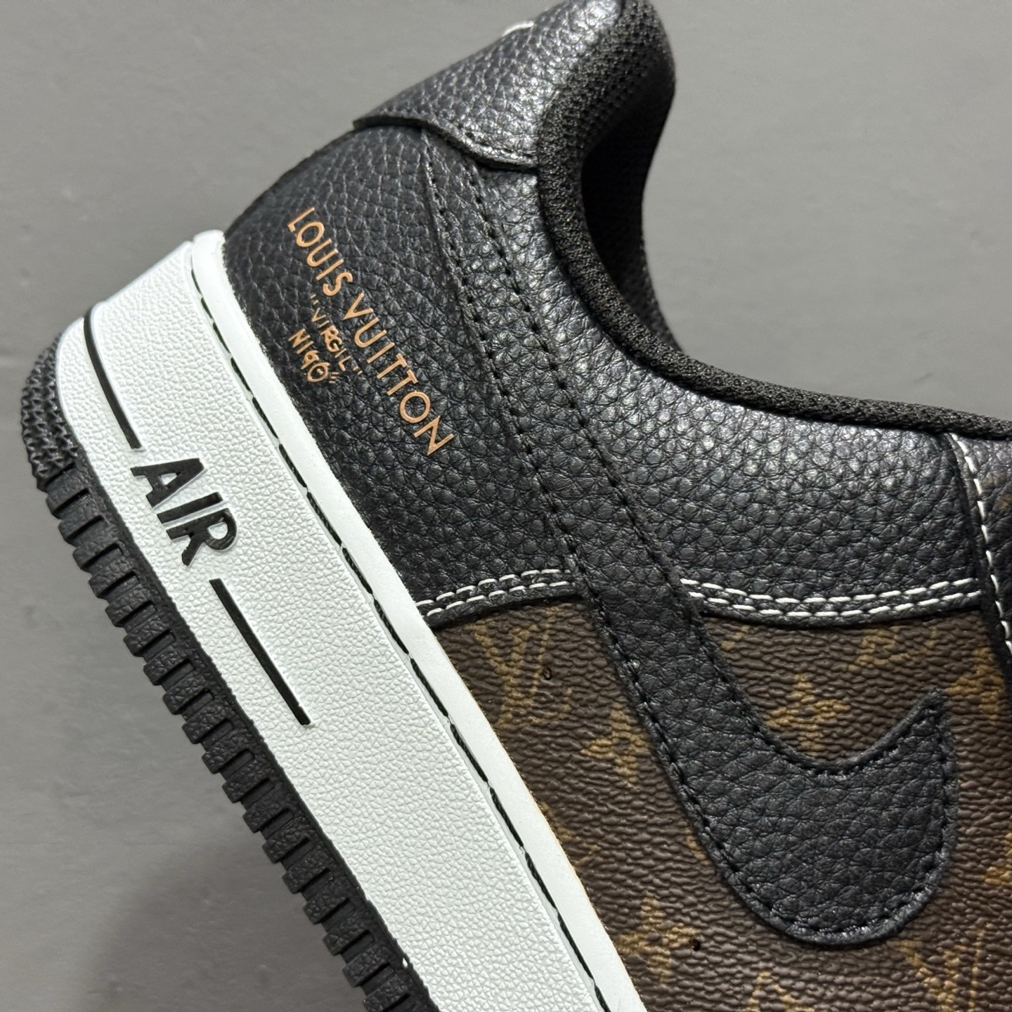 Nike Air Force 1'07 Low LV联名 经典黑棕 空军一号低帮休闲板鞋 CZ3986-002