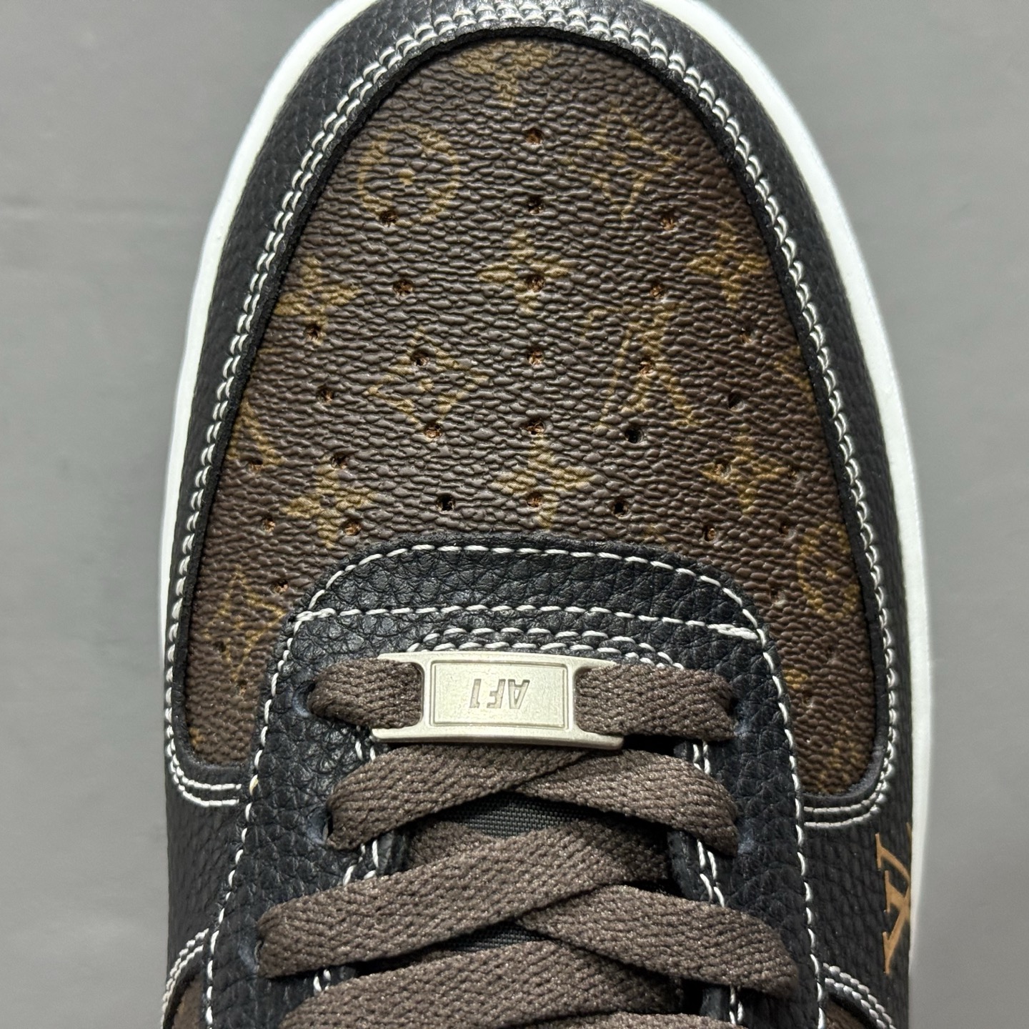 Nike Air Force 1'07 Low LV联名 经典黑棕 空军一号低帮休闲板鞋 CZ3986-002