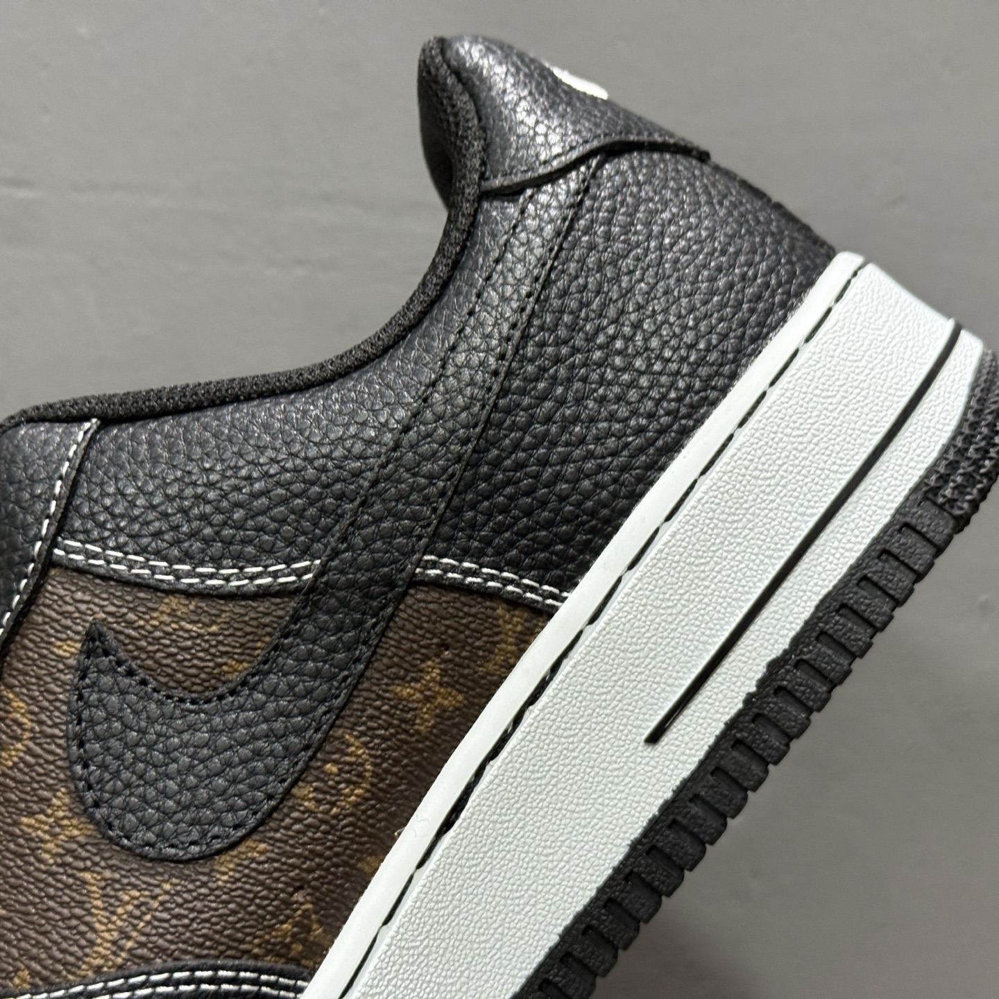 Nike Air Force 1'07 Low LV联名 经典黑棕 空军一号低帮休闲板鞋 CZ3986-002