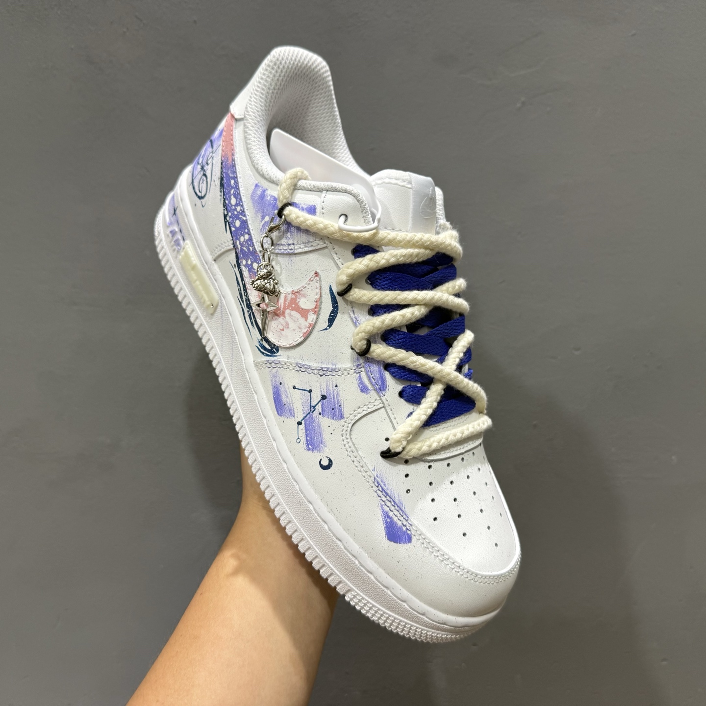 Nike Air Force 1'07 Low ”Cancer” 手绘涂鸦十二星座系列 巨蟹座 空军一号低帮休闲板鞋 622-722
