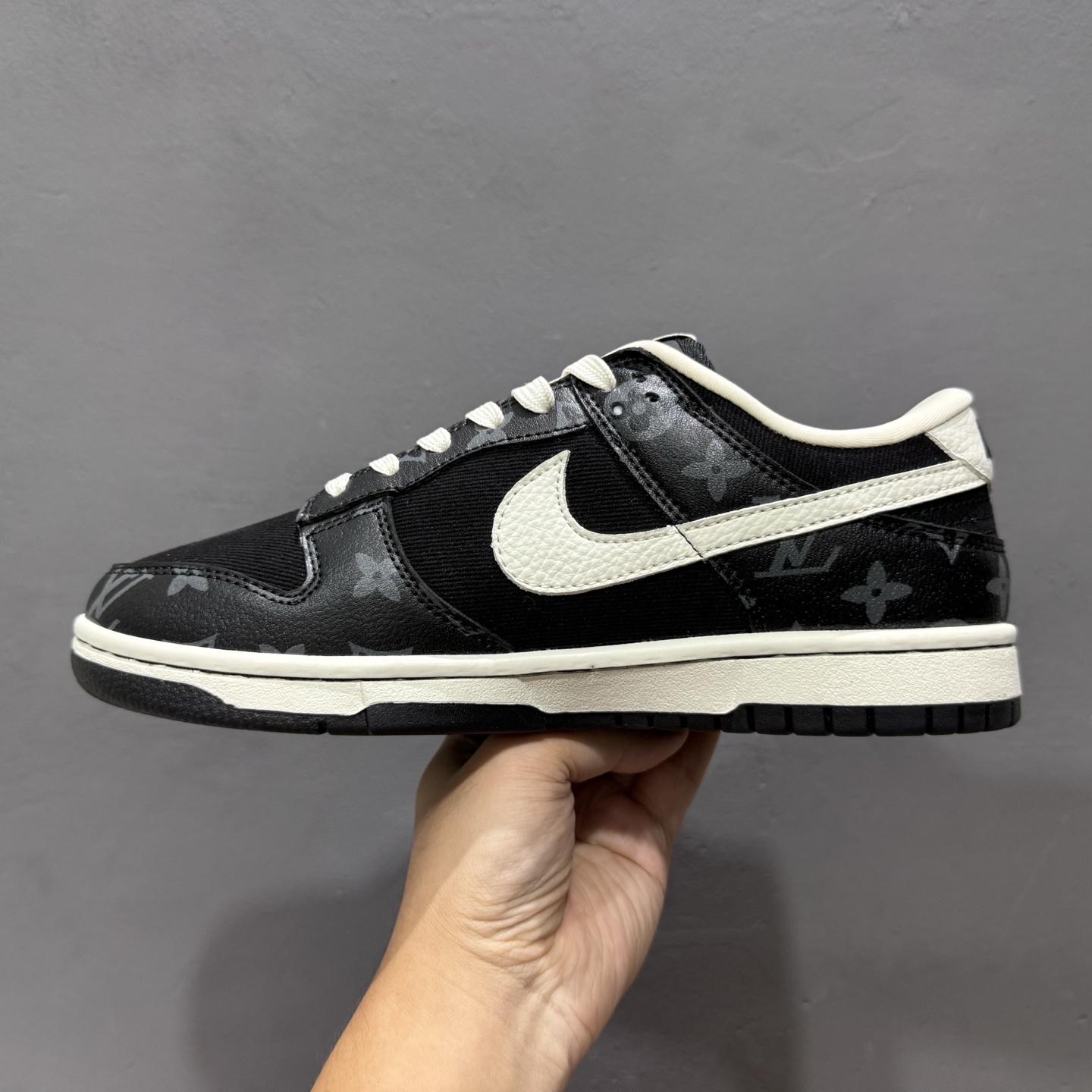 Nike SB Dunk Low LV联名 暗夜幽白 周年高端定制 低帮休闲板鞋 SC0601-458