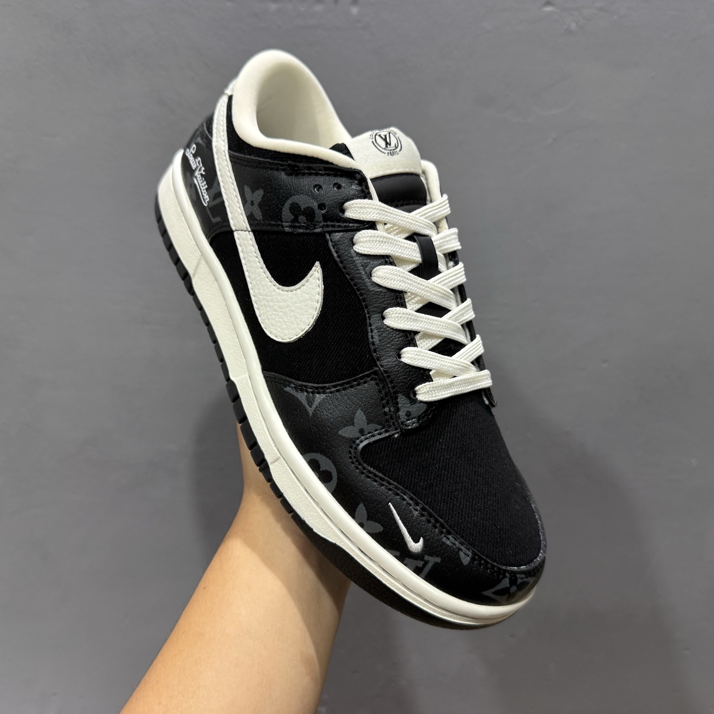 Nike SB Dunk Low LV联名 暗夜幽白 周年高端定制 低帮休闲板鞋 SC0601-458